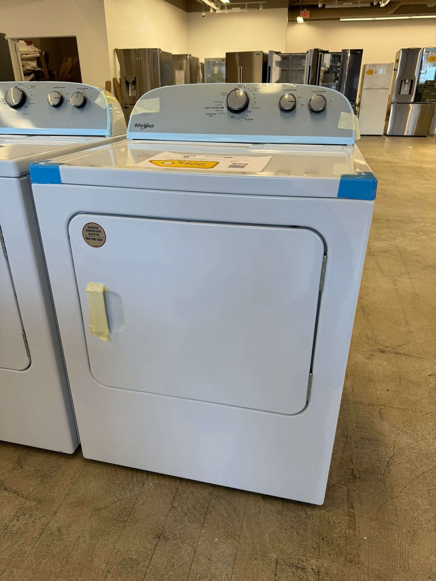 GREAT NEW WHIRLPOOL ELECTRIC DRYER MODEL: WED4815EW DRY10023R