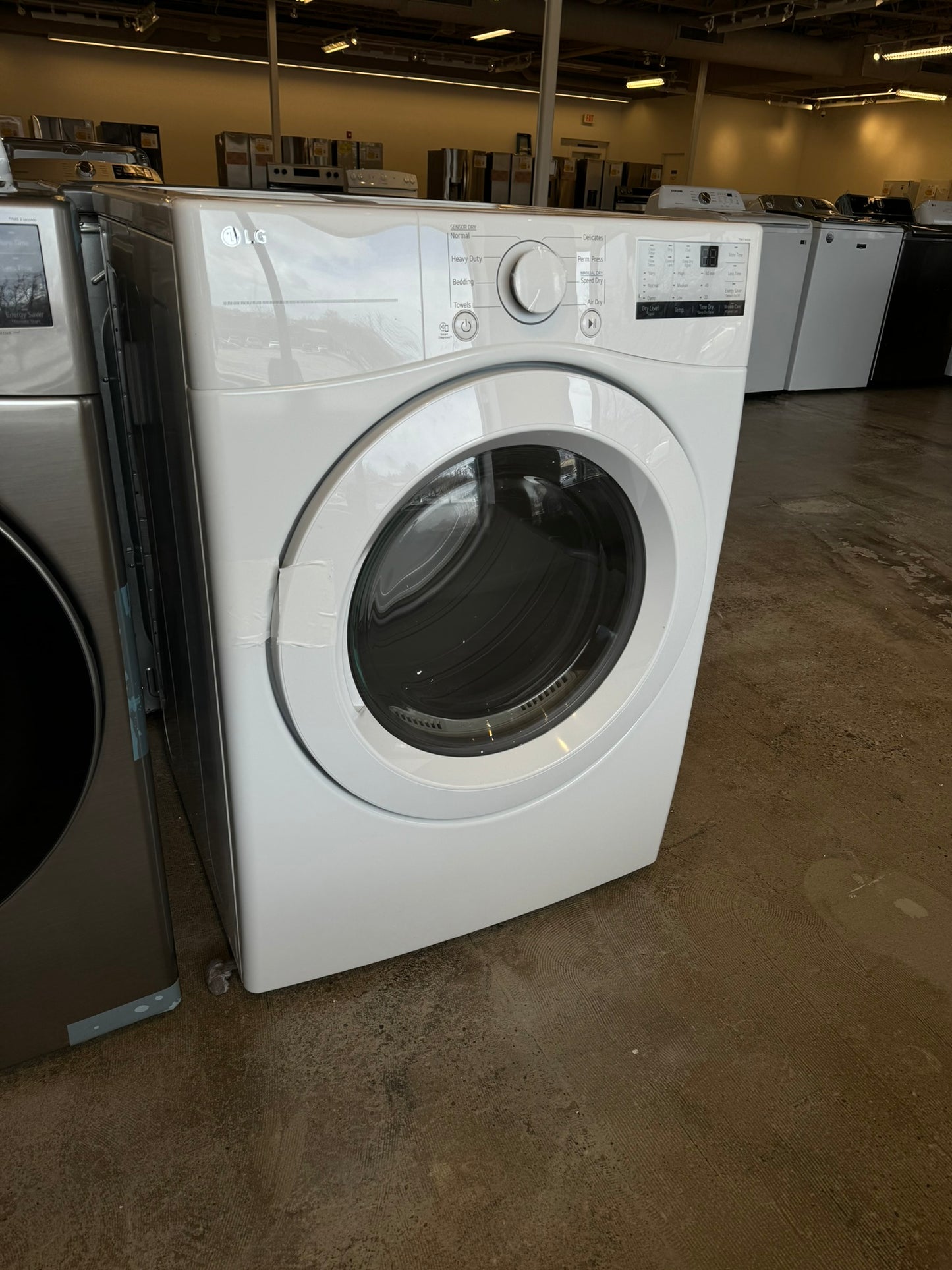 STACKABLE ELECTRIC DRYER with FLOWSENSE MODEL: DLE3400W DRY10036R