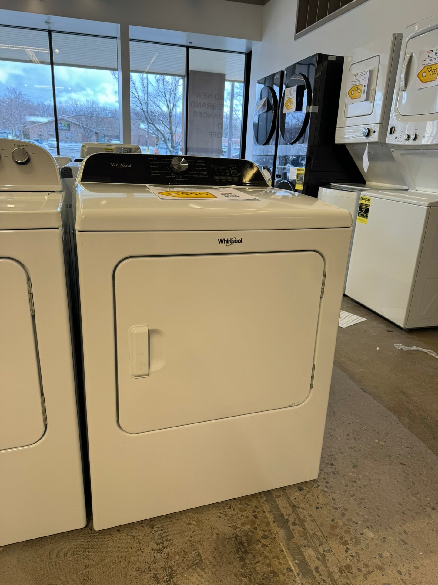 ON SALE 7 CU FT WHIRLPOOL ELECTRIC DRYER MODEL: WED6150PW DRY10044RS