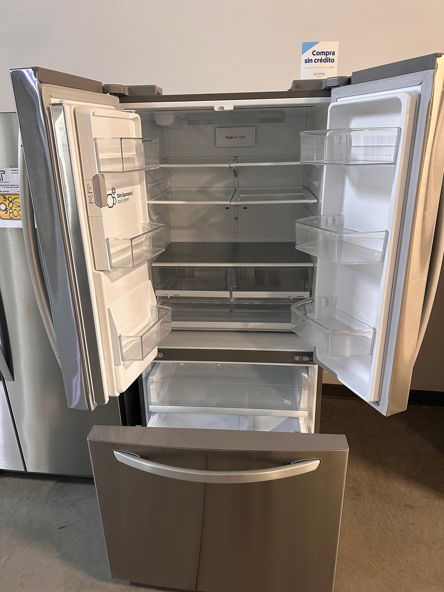 GREAT NEW LG FRENCH DOOR SMART REFRIGERATOR MODEL: LRFXS2503S REF13088