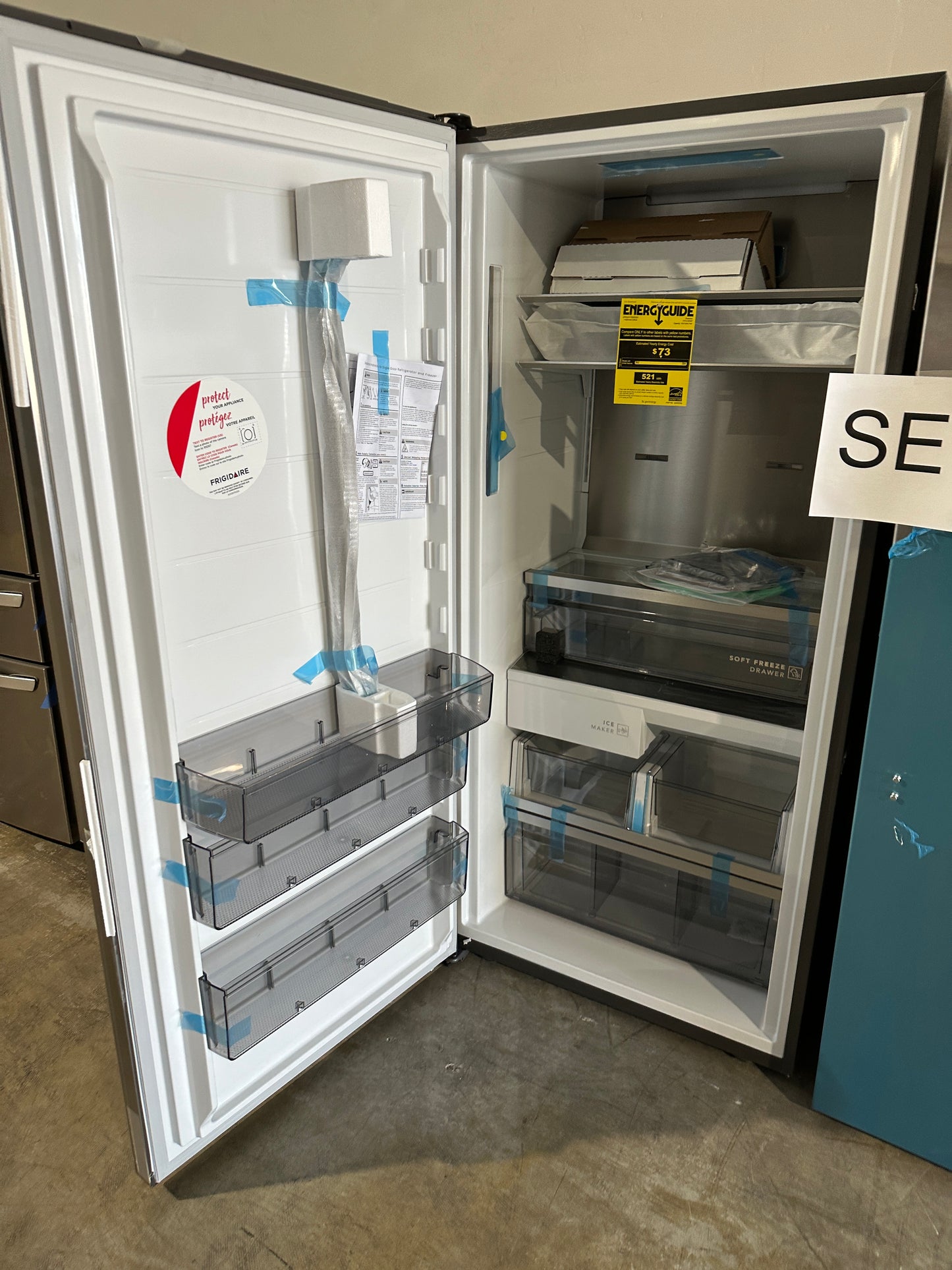GREAT NEW PROFESSIONAL SINGLE DOOR FREEZER Model: FPFU19F8WF FRZ11216S