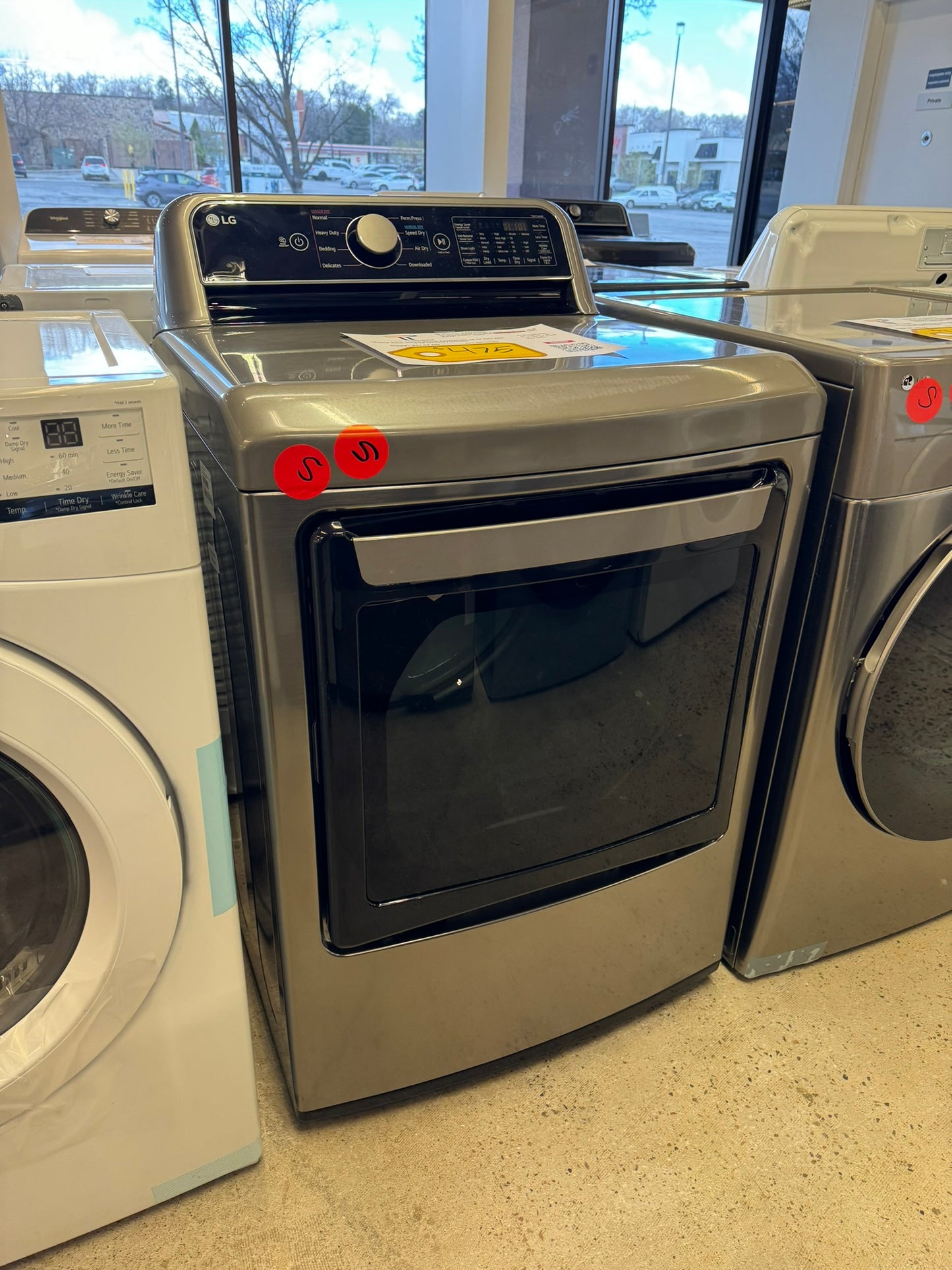 ELECTRIC DRYER WITH EASYLOAD DOOR MODEL: DLE7400VE DRY10086R