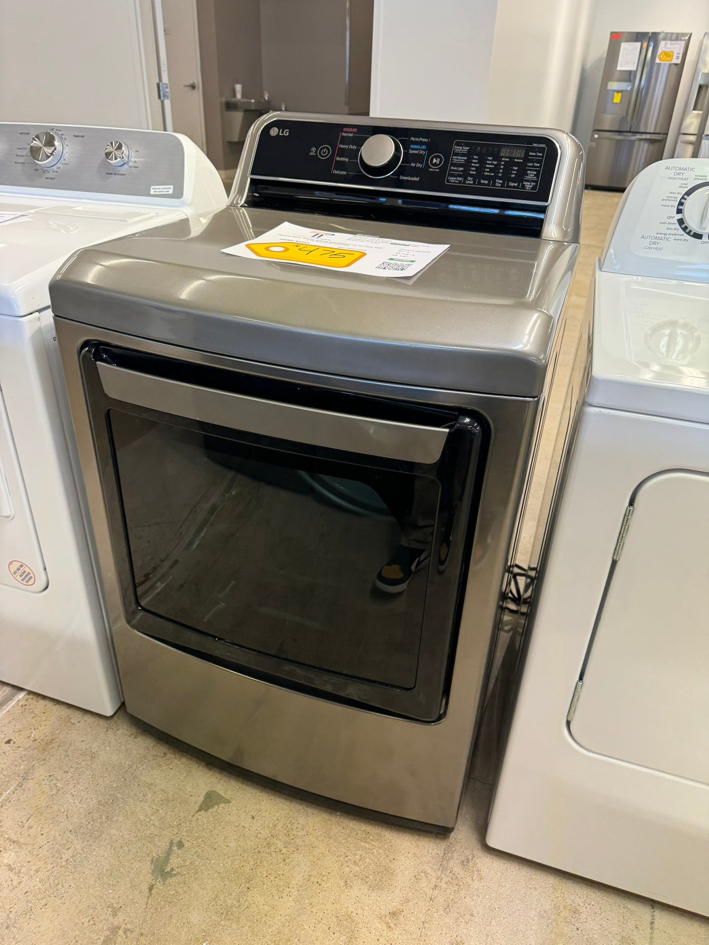 NEW LG SMART GAS DRYER with EASYLOAD DOOR MODEL: DLG7401VE DRY10104R