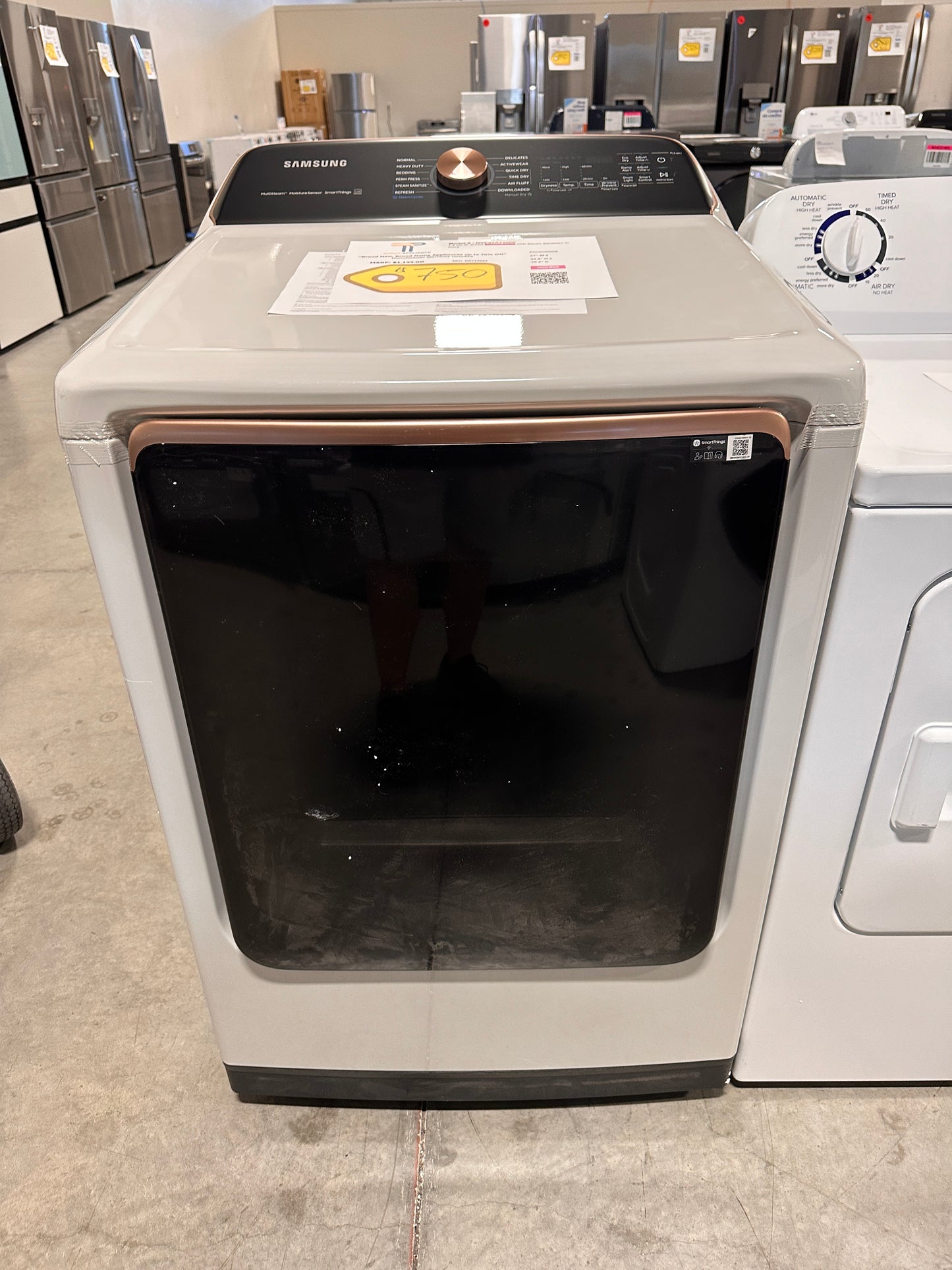 GREAT NEW SAMSUNG ELECTRIC DRYER MODEL: DVE55A7300E/A3 DRY12683
