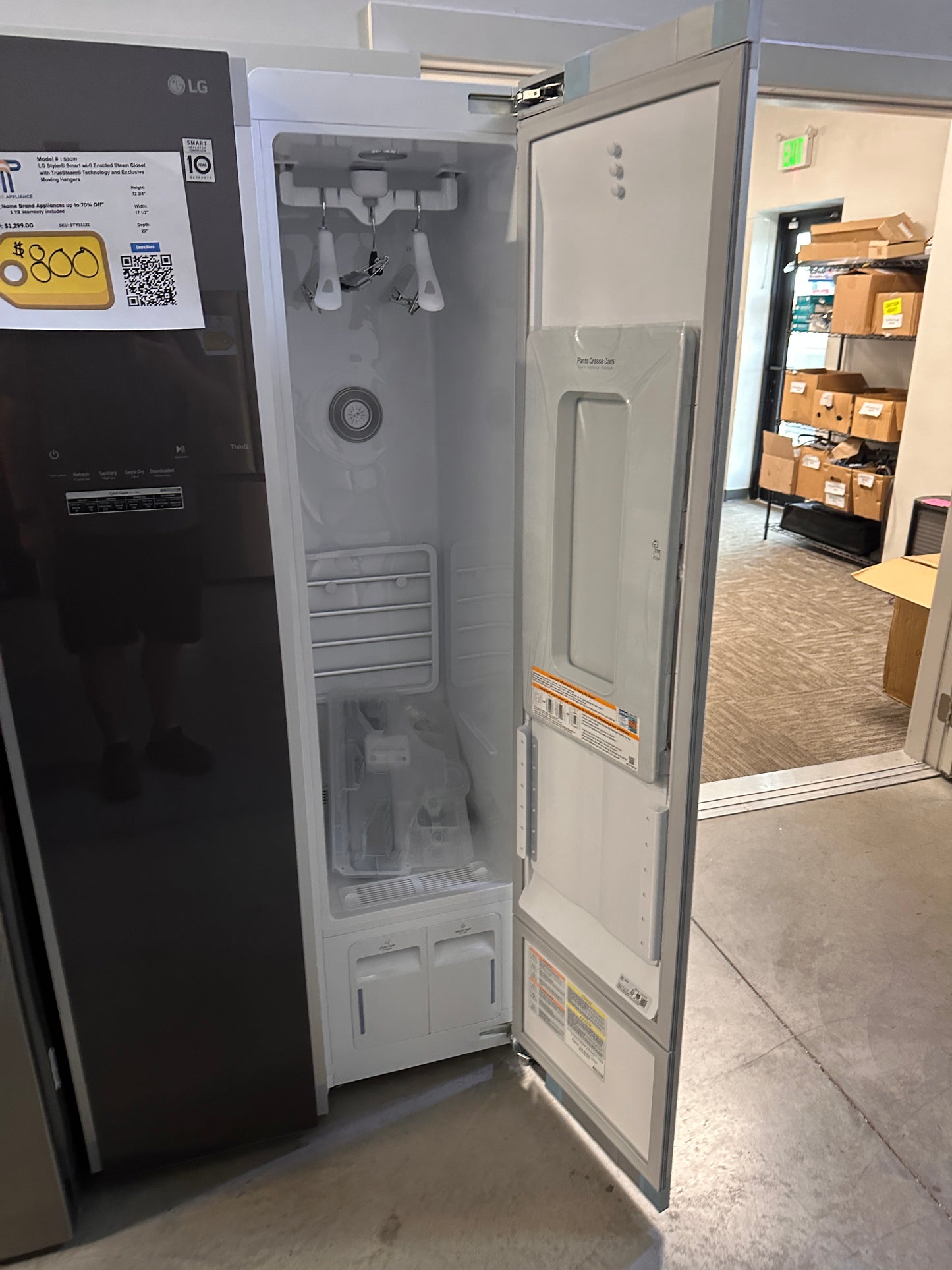 GREAT NEW LG GARMENT STEAMER - STY11121 S3WFBN