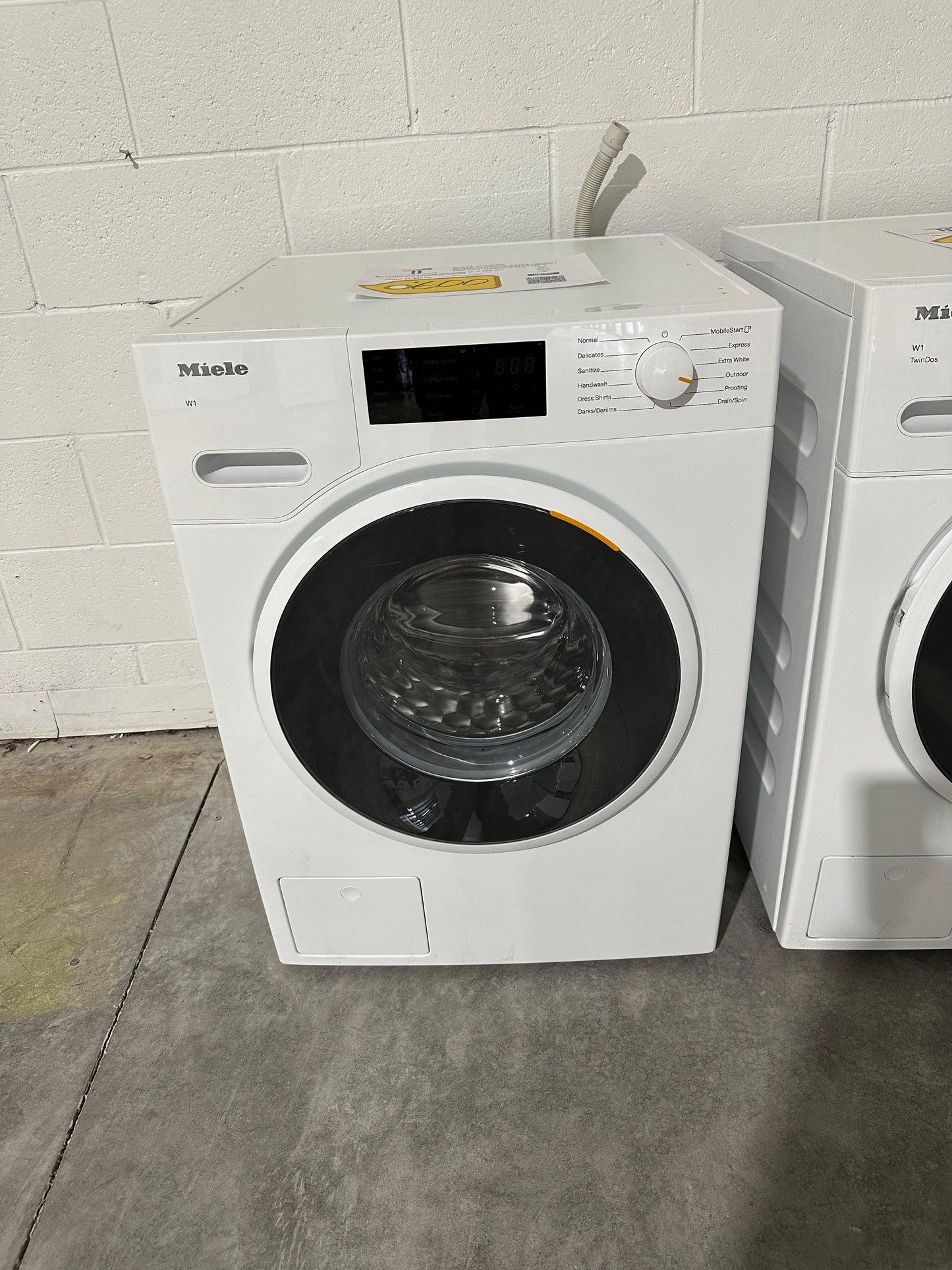 NEW MIELE FRONT LOAD WASHING MACHINE MODEL: WWD160 WCS WAS12465S