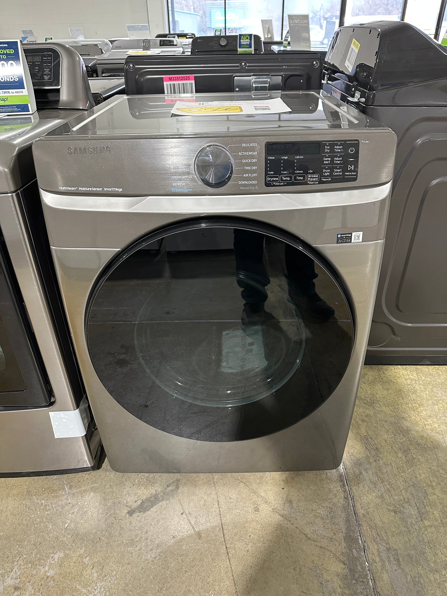 GORGEOUS UNIT! Samsung 7.5 Cu ft Electric Dryer MODEL: DVE45B6300P DRY13090S