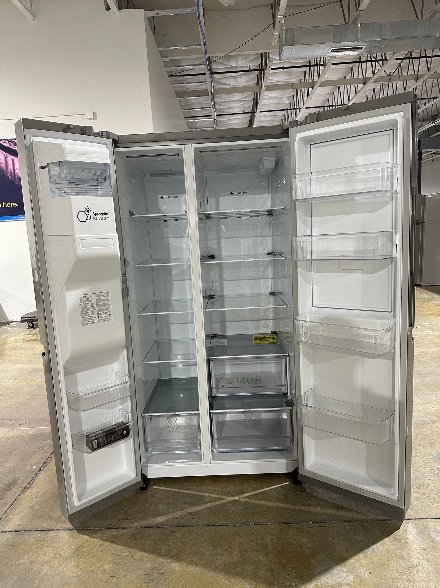 BRAND NEW SIDE-BY-SIDE LG REFRIGERATOR MODEL: LLSDS2706S REF13874S