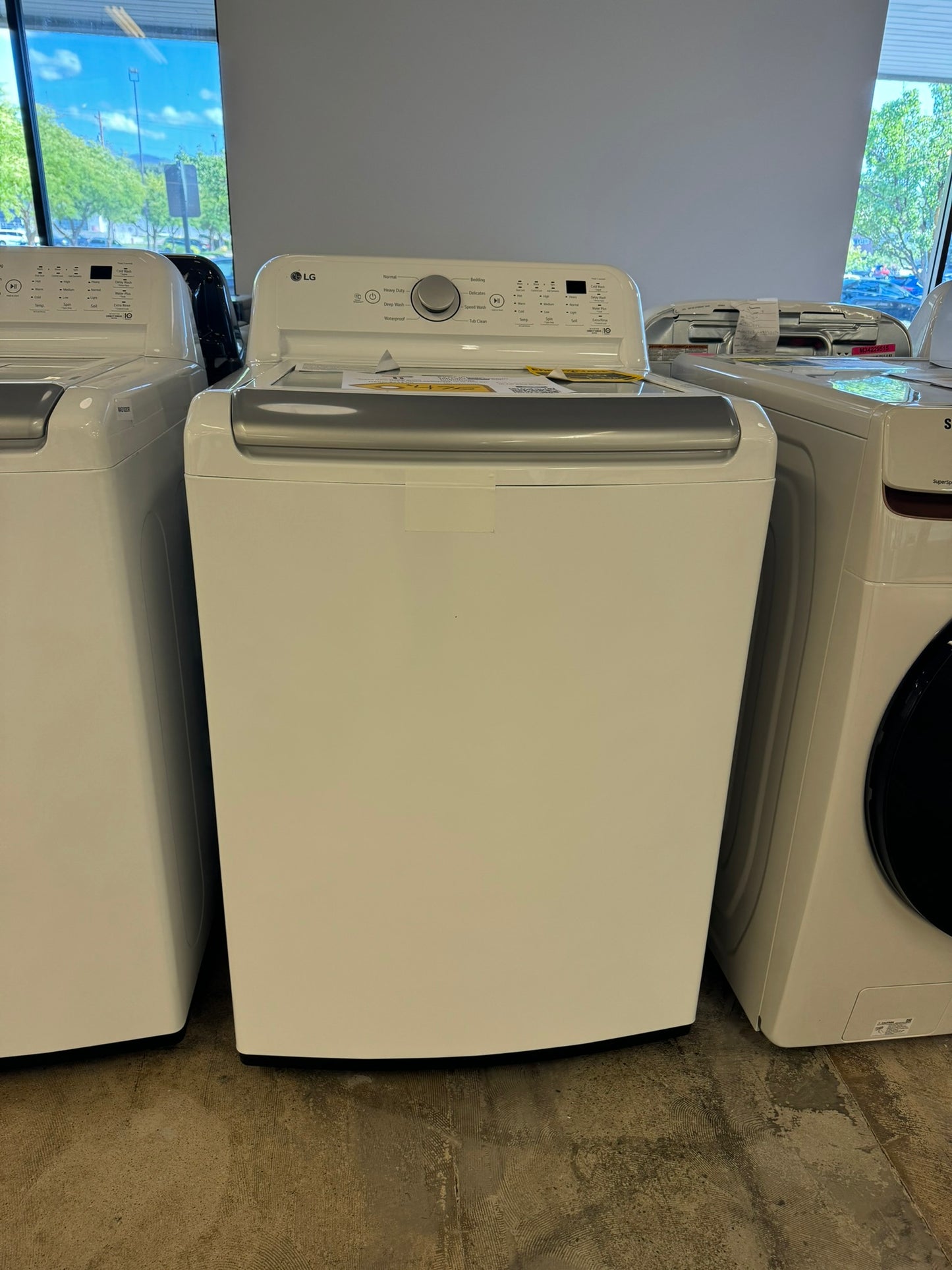 NEW 6MOTOIN LG TOP LOADING WASHER MODEL: WT7150CW WAS10201R