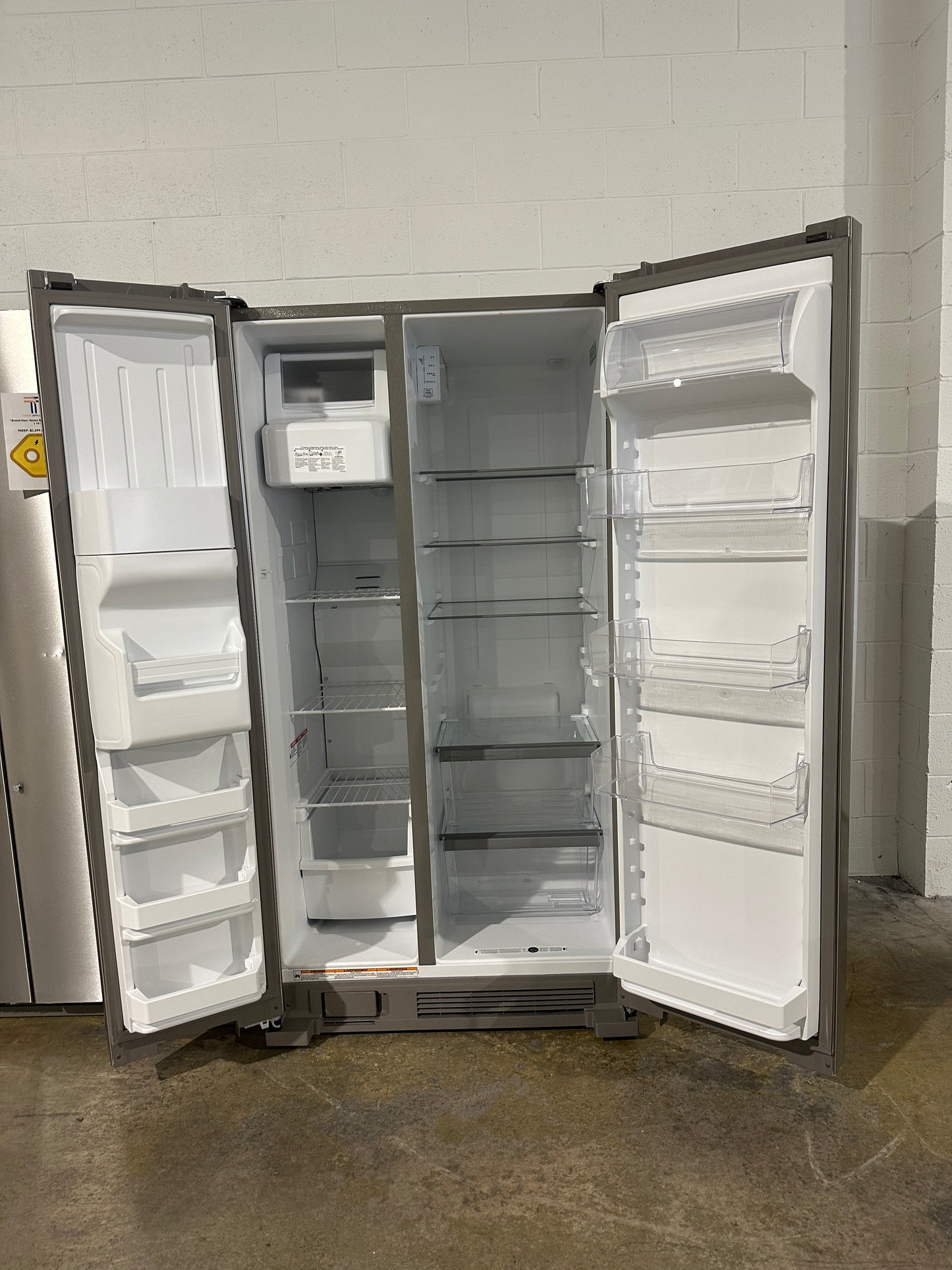 BRAND NEW! Whirlpool 36 Side-By-Side Refrigerator MODEL: WRS315SDHZ REF13907S