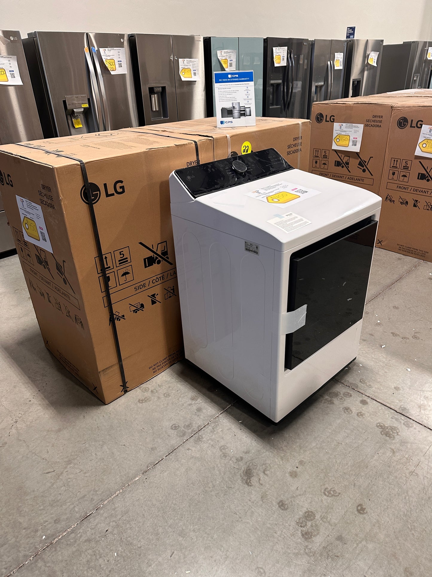 GREAT NEW LG SMART ELECTRIC DRYER MODEL: DLE8400WE DRY12767