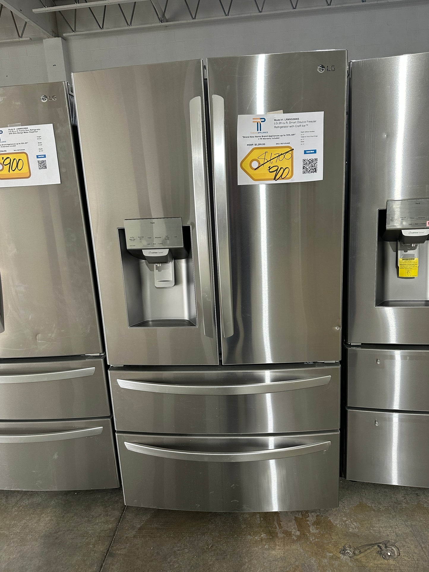 GREAT NEW LG SIDE-BY-SIDE REFRIGERATOR MODEL: LRMXS2806S REF10148RS