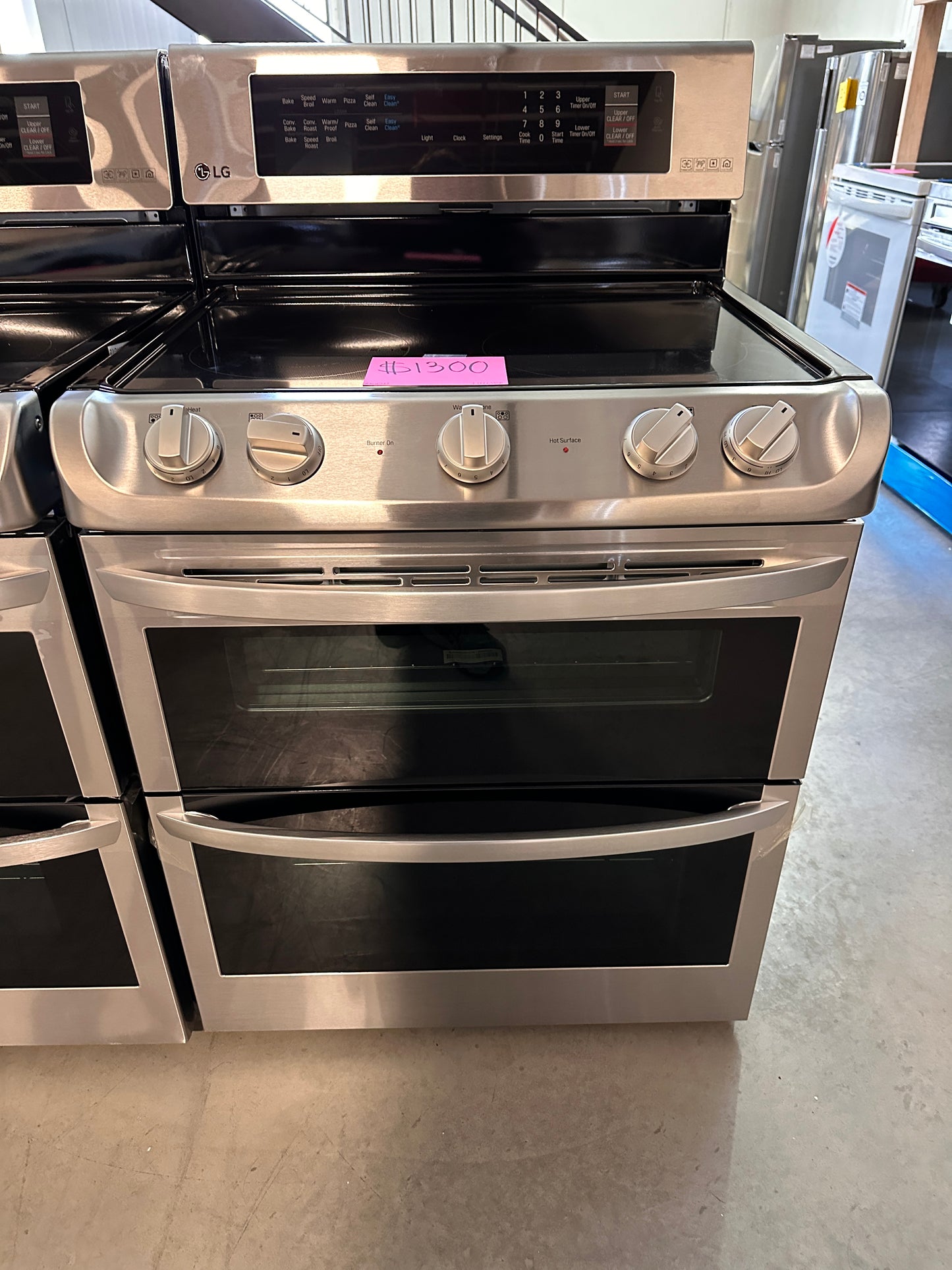 NEW STAINLESS STEEL LG DOUBLE OVEN ELECTRIC RANGE - RAG11703 LDE4413ST