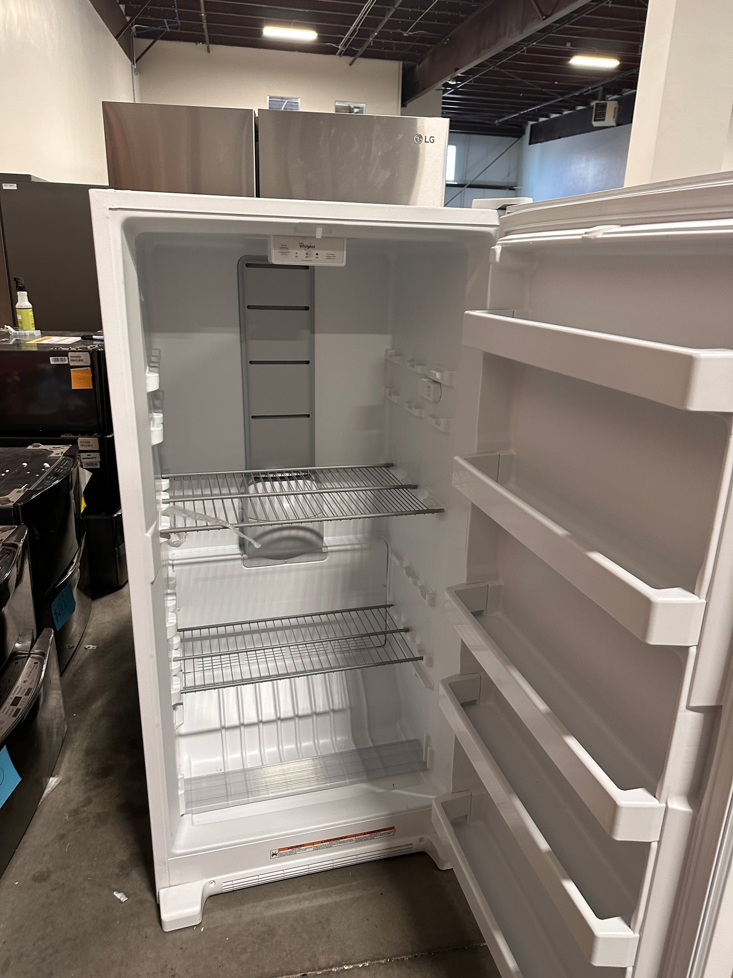 New Whirlpool 15.7-cu ft Frost-free Upright Freezer MODEL: WZF34X16DW FRZ11247
