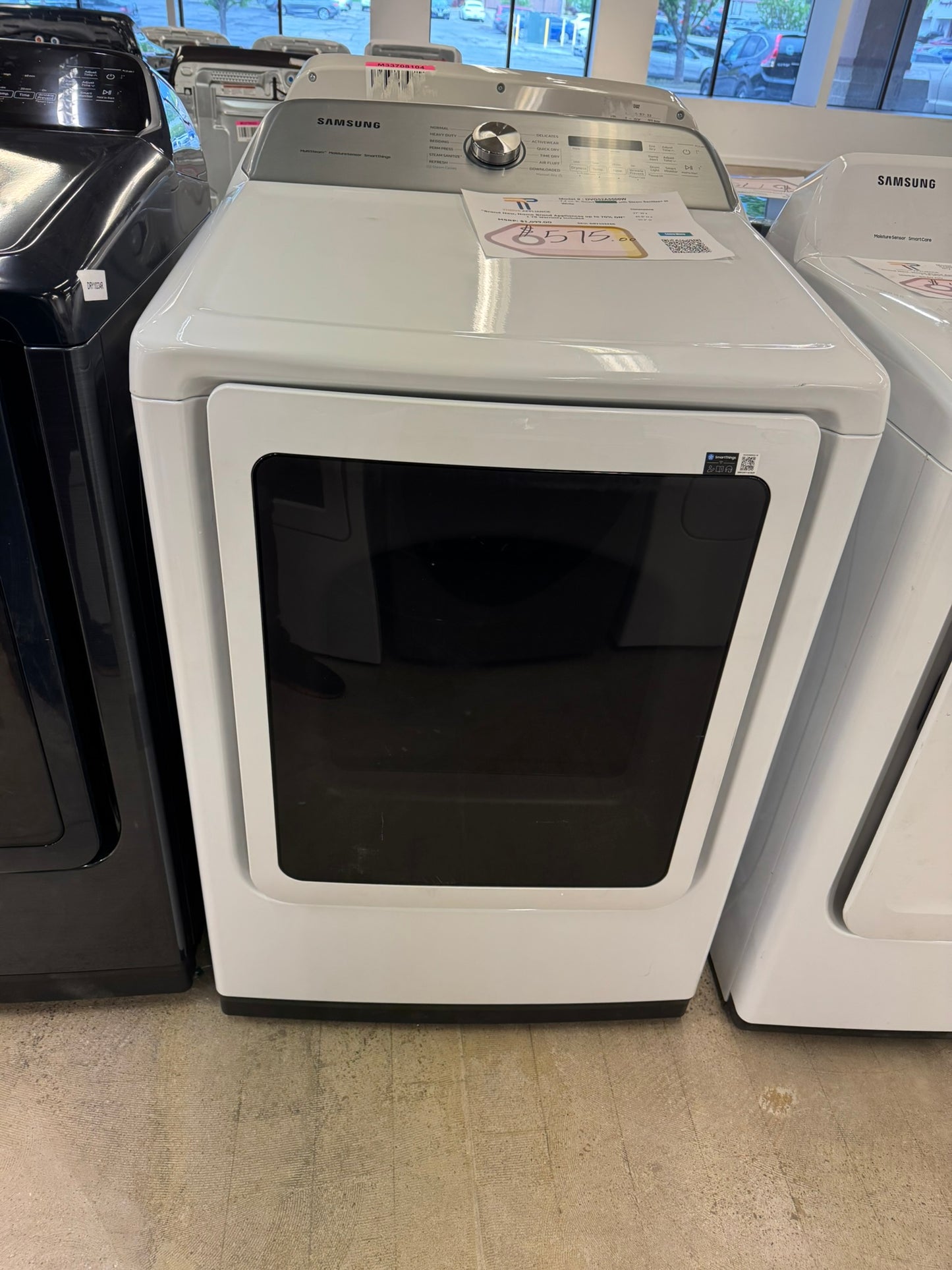 Samsung 7.4 cu. ft. Smart Gas Dryer with Steam Sanitize+ MODEL: DVG52A5500W DRY10248R