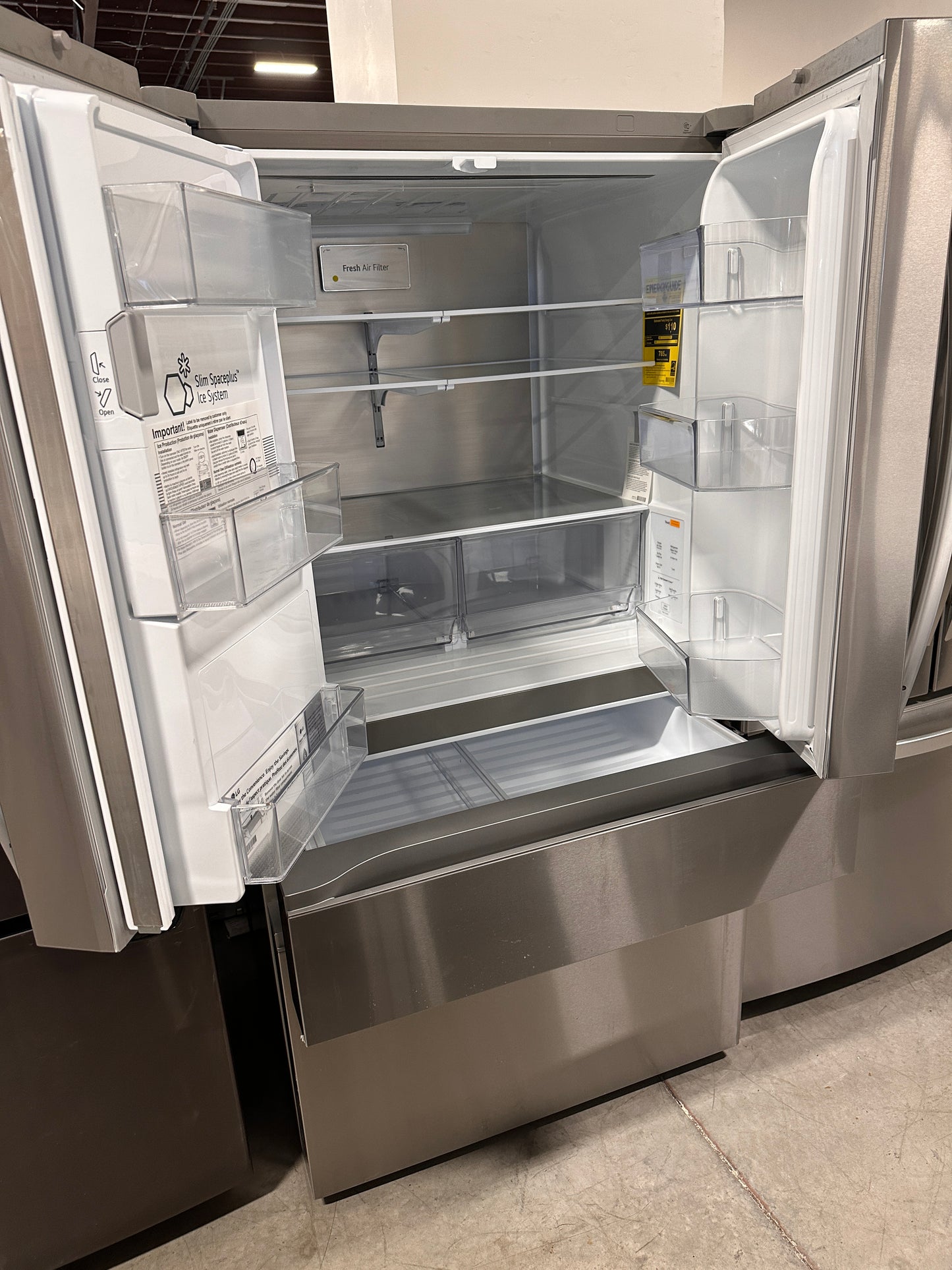 FULL CONVERT DRAWER LG FRENCH DOOR REFRIGERATOR MODEL: LF29H8330S REF13241