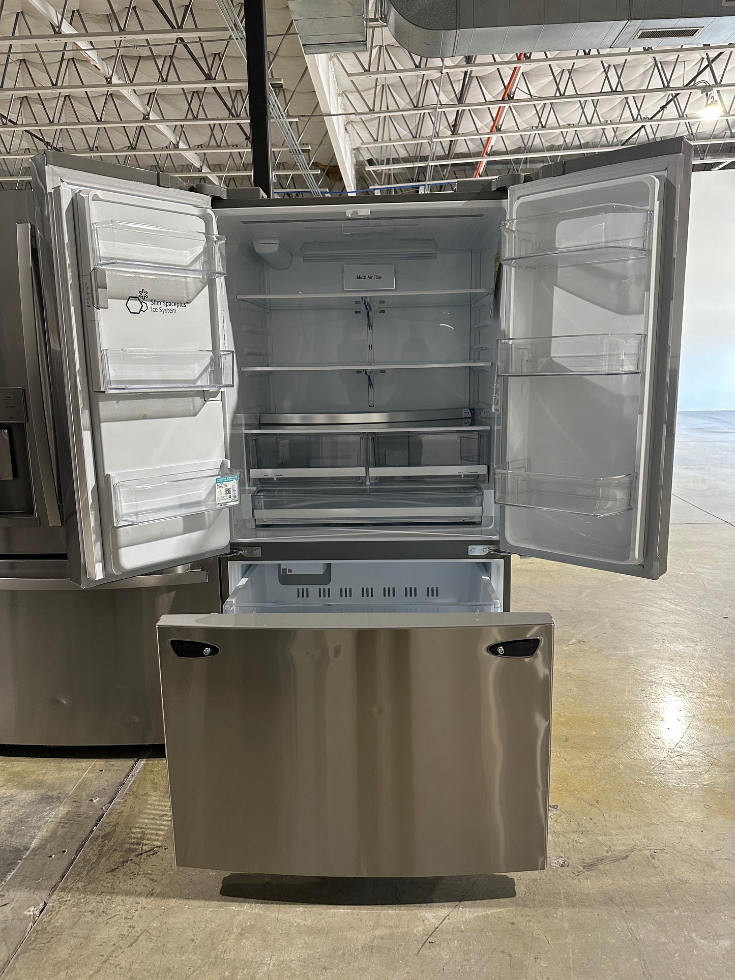 LG 3 Door French Door Standard Depth Refrigerator with Dual Ice Makers MODEL: LHFS28XBS REF13958S