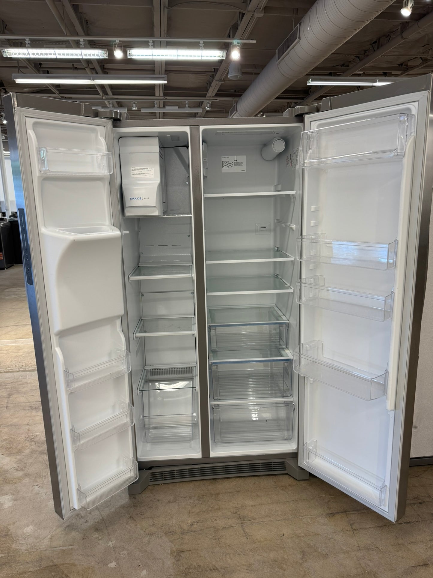 Frigidaire 22.3 Cu. Ft. Side-by-Side Counter-Depth Refrigerator MODEL: FRSC2333AS REF10417R
