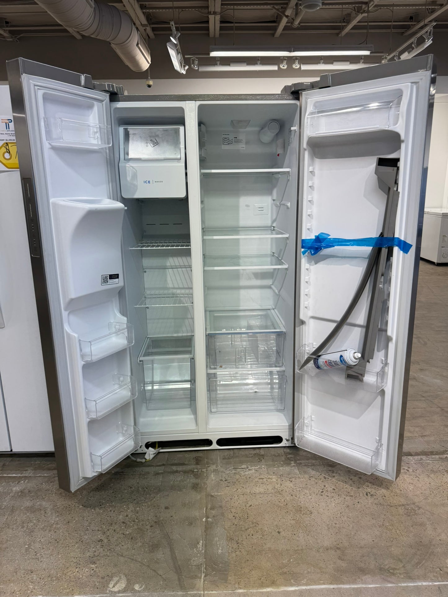 Frigidaire 25.6 cu. ft. 36" Standard Depth Side by Side Refrigerator MODEL: FRSS26L3AF REF10420R