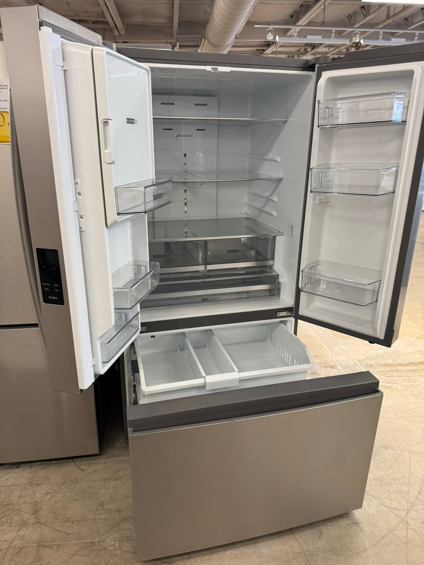 BRAND NEW! Whirlpool Refrigerator with In-Door Water Ice Maker MODEL: WRFF3536SZ REF10421R
