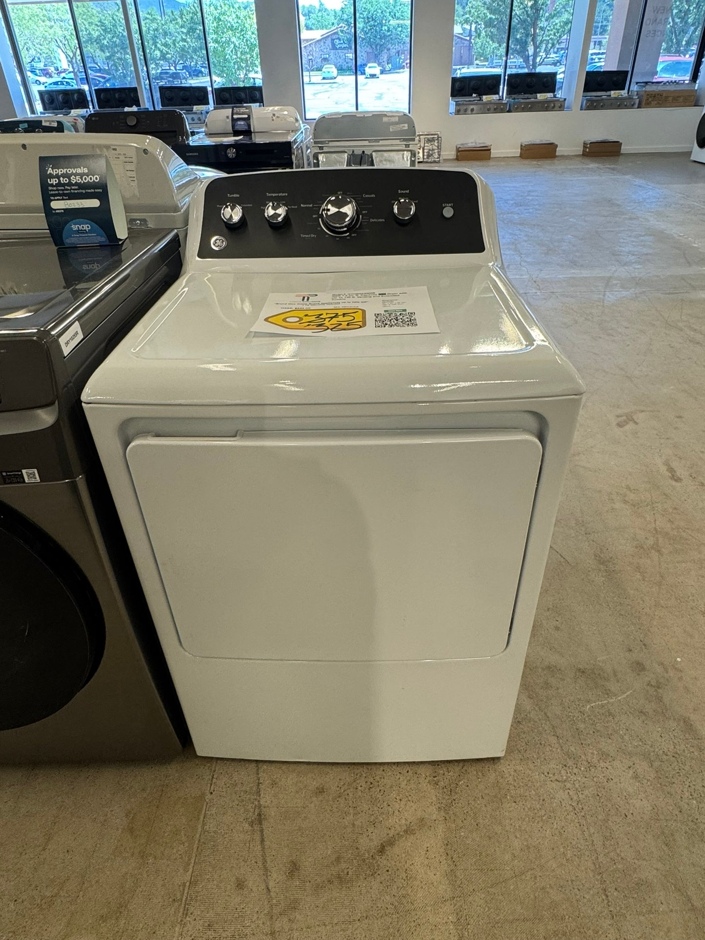 NEW GE GAS DRYER WITH AUTO DRY MODEL: GTD48GASWWB DRY10131R