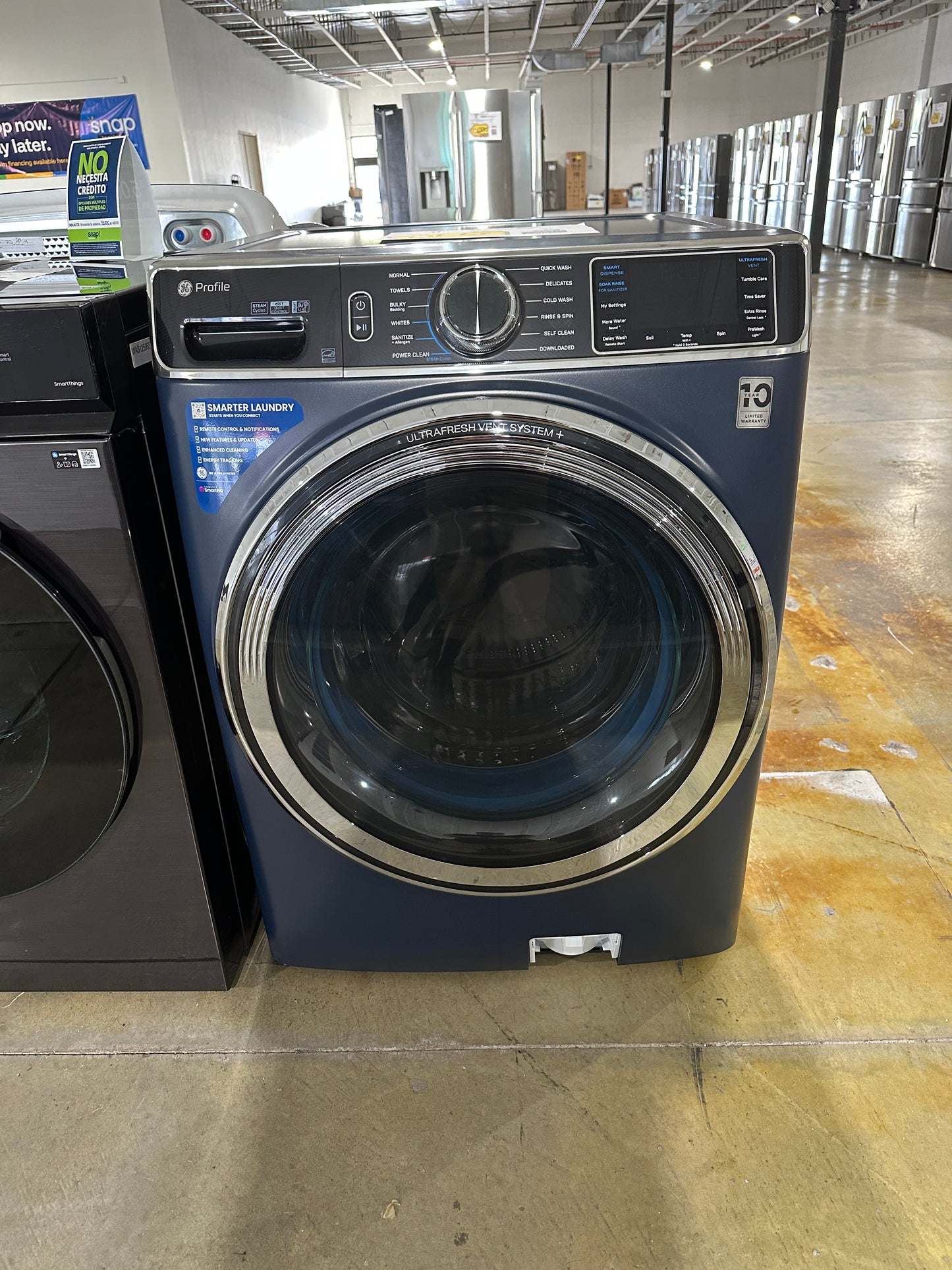 GORGEOUS! GE Profile 5.3 Cu. Ft. Front Load Washer MODEL: PFW870SPVRS WAS12584S