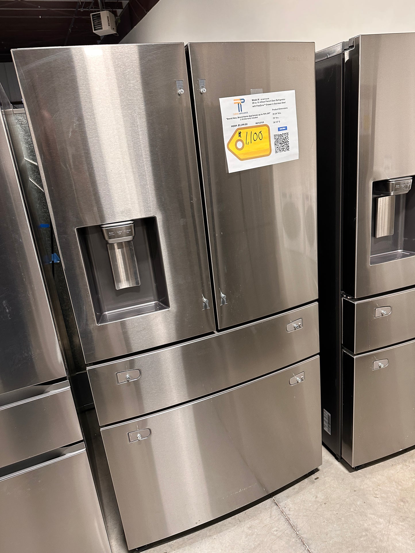 GREAT NEW SAMSUNG SMART REFRIGERATOR MODEL: RF28R7201SR REF13703