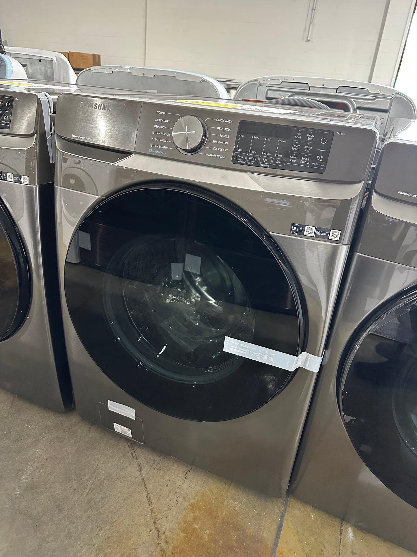 FRONT LOAD SAMSUNG WASHER WITH SUPER SPEED - WAS11872S WF45B6300AP