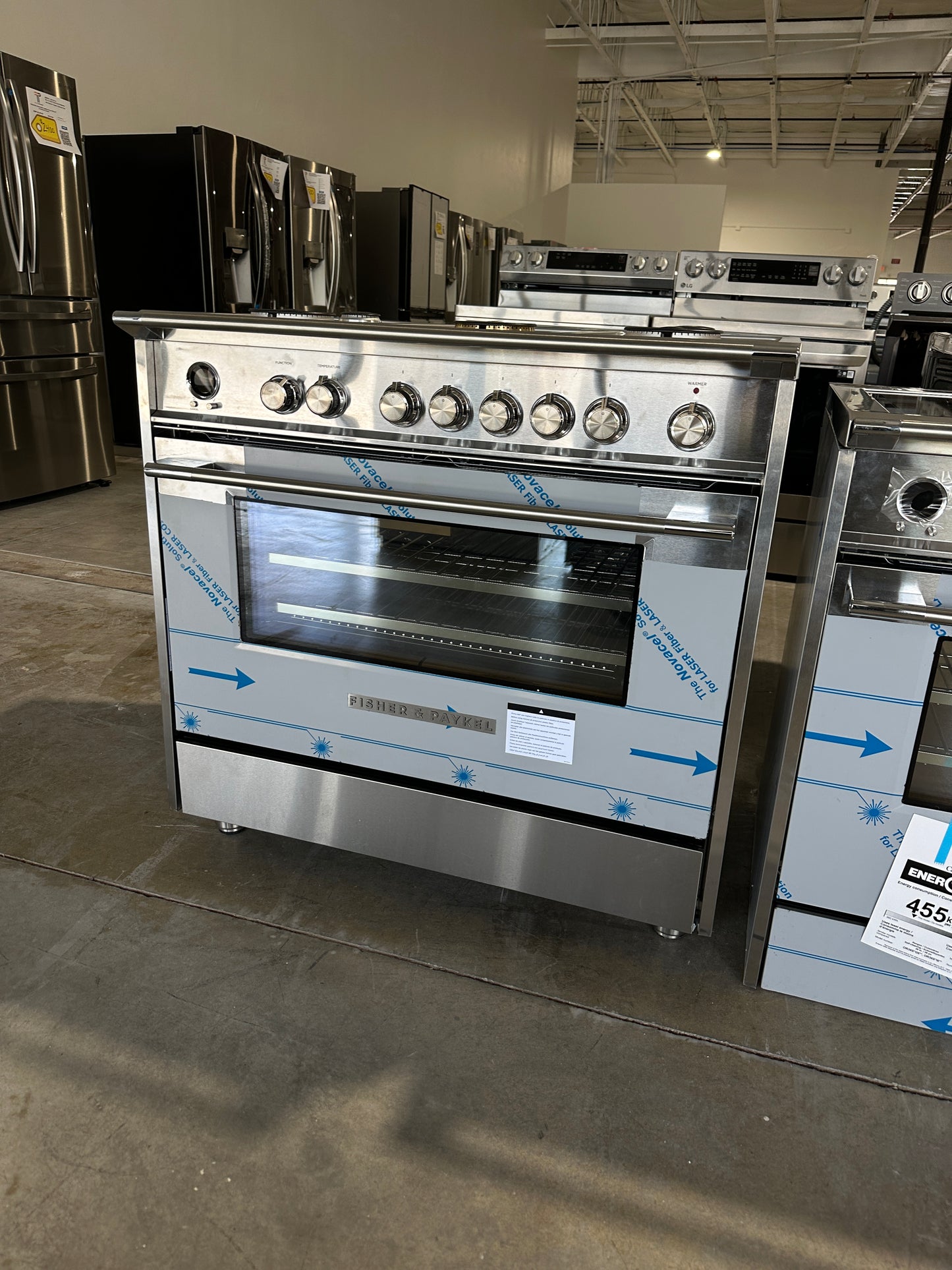 HIGH END Dual Fuel Convection Range - Stainless steel Model:OR36SCG6X1 RAG11497S