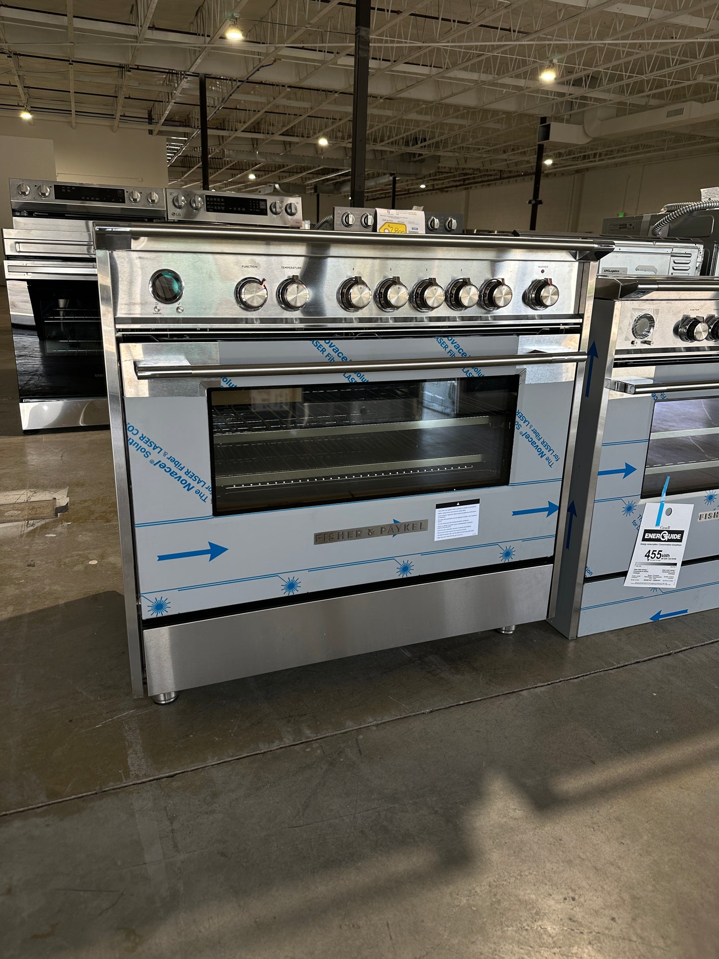 HIGH END Dual Fuel Convection Range - Stainless steel Model:OR36SCG6X1 RAG11497S