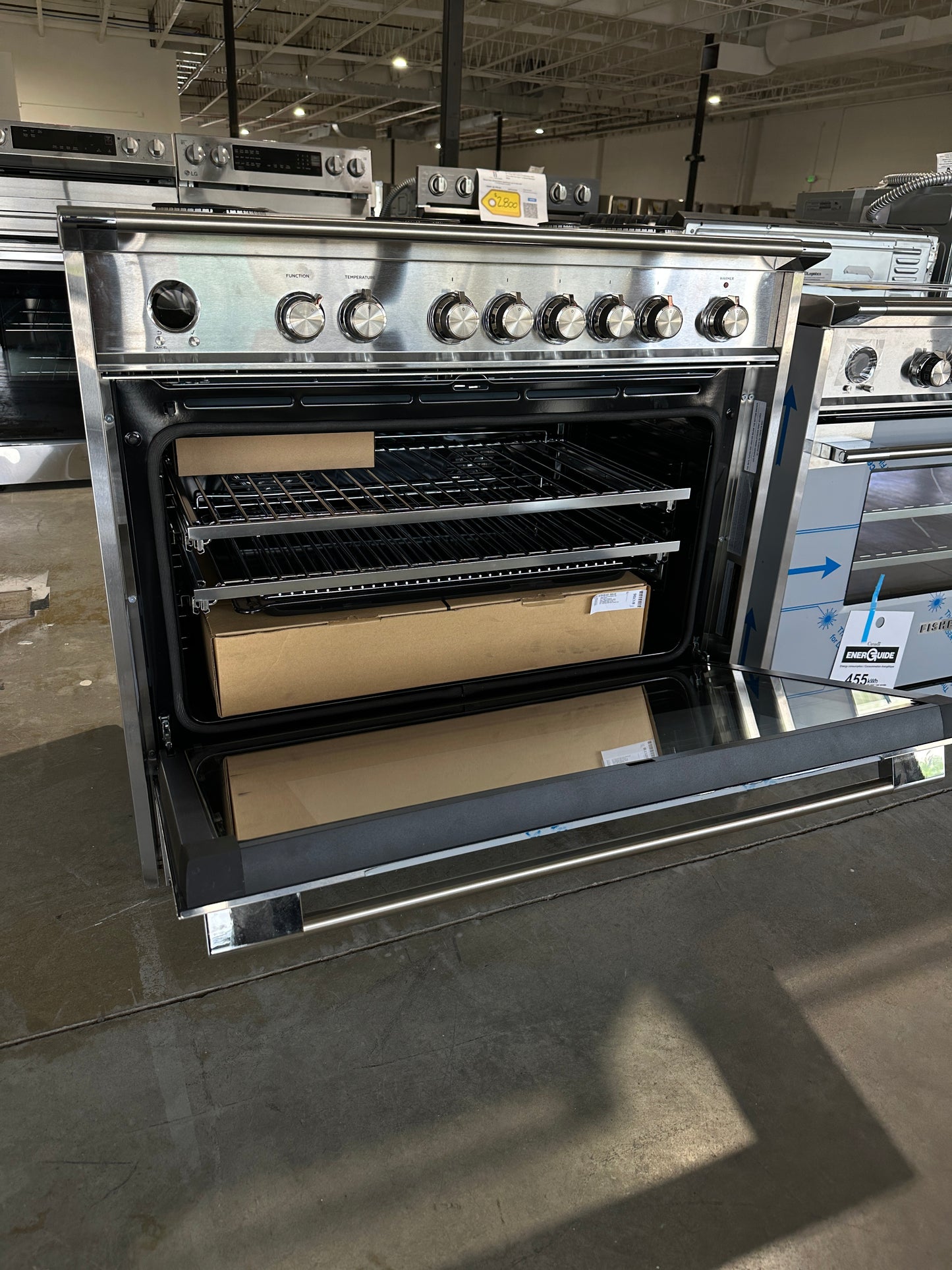 HIGH END Dual Fuel Convection Range - Stainless steel Model:OR36SCG6X1 RAG11497S