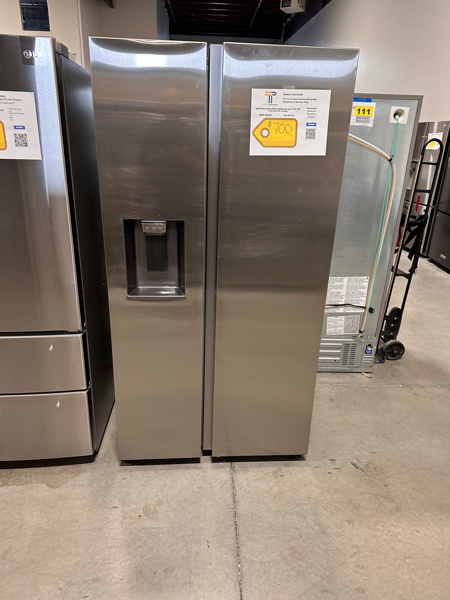 30.8 CU FT LG SIGNATURE SMART REFRIGERATOR - REF12048S URNTS3106N