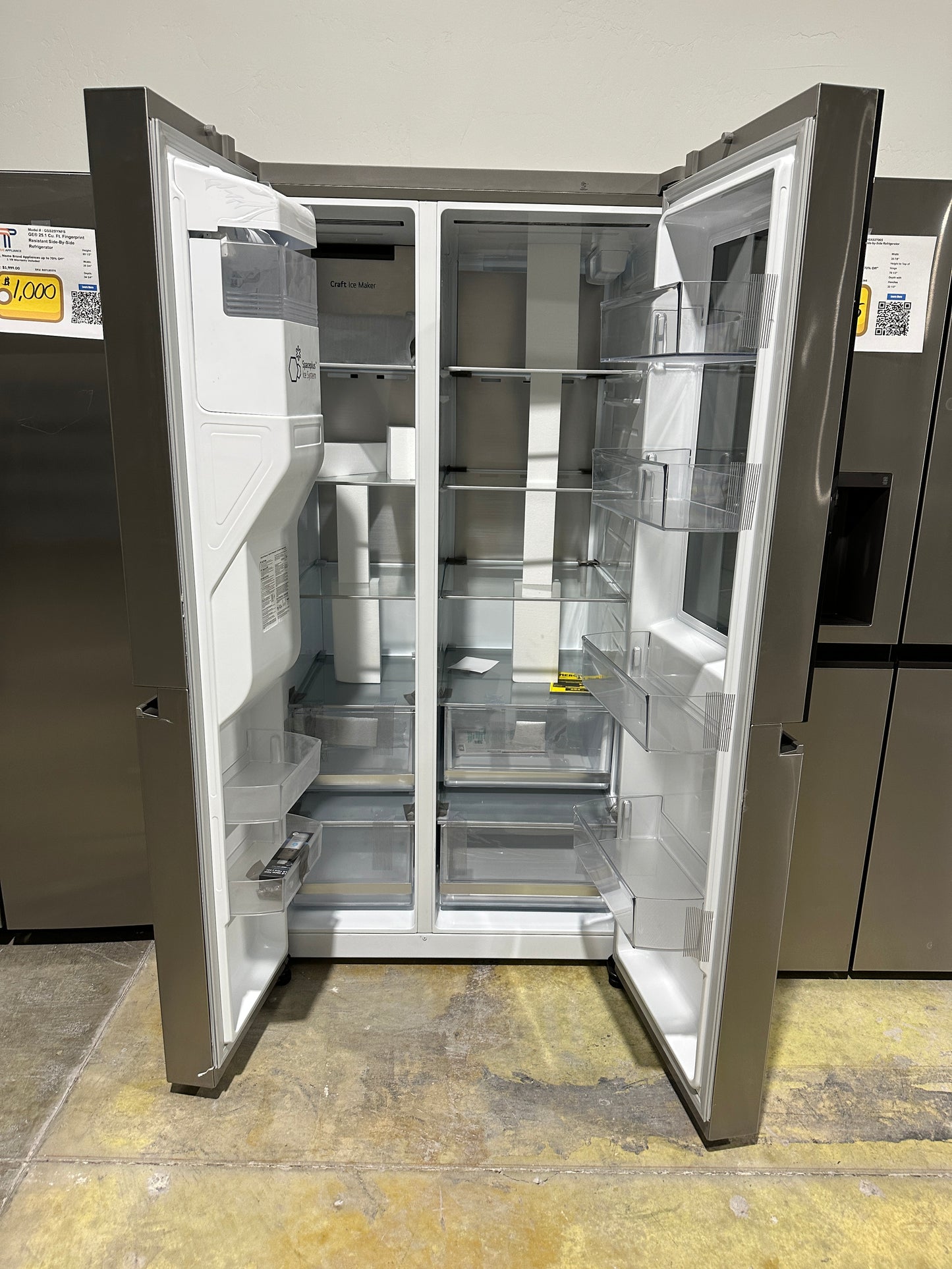 CRAFT ICE MAKING LG SIDE BY SIDE REFRIGERATOR - REF12130S Model:LRSOS2706S