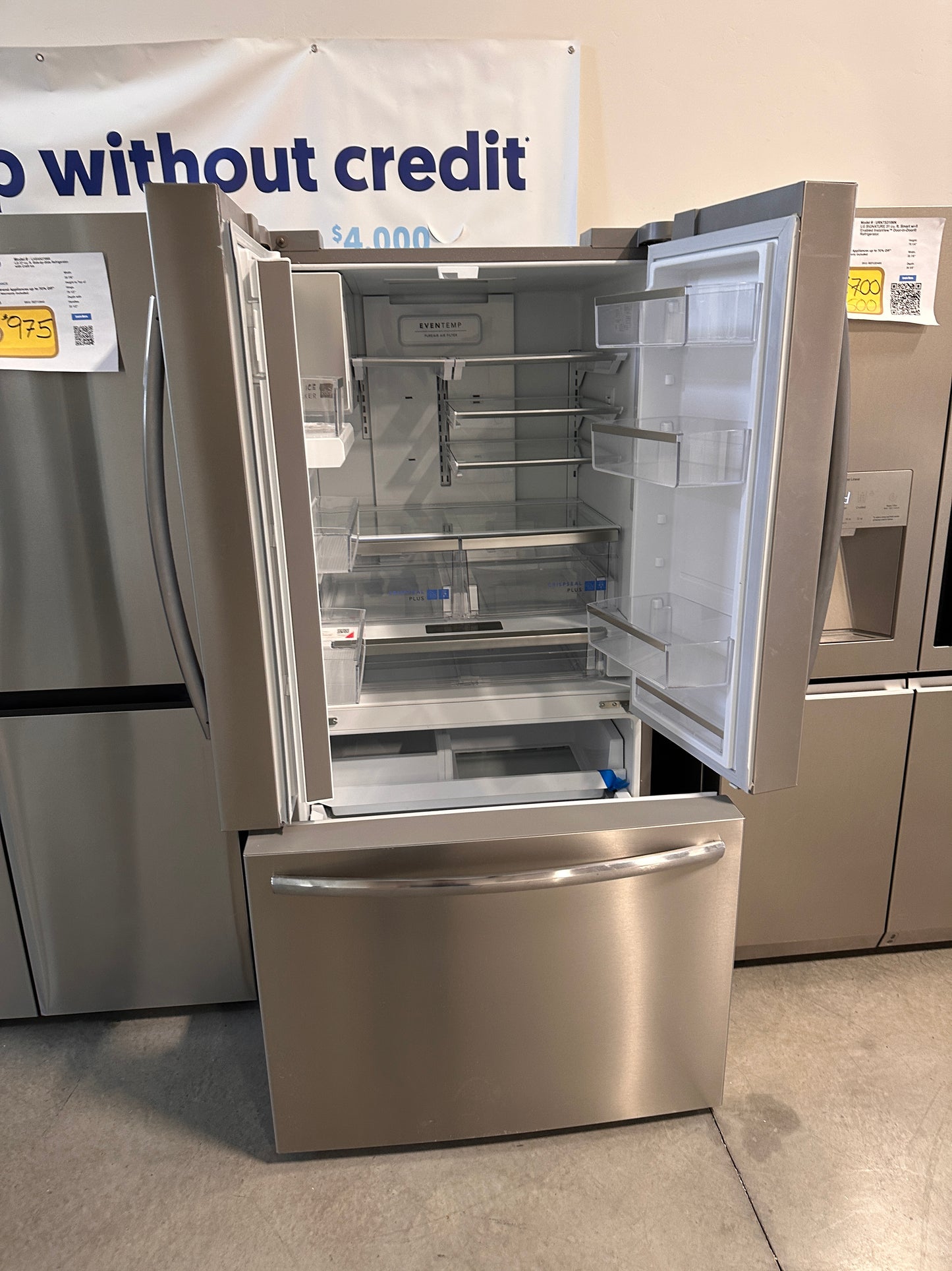 GREAT NEW FRIGIDAIRE GALLERY FRENCH DOOR REFRIGERATOR MODEL: GRFS2853AF REF13728
