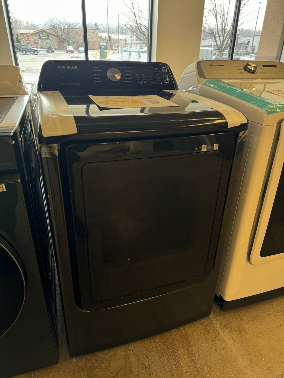 Samsung - 7.4 Cu. Ft. Smart Electric Dryer with Sensor Dry - MODEL: DVE47CG3500VA3 DRY10011R