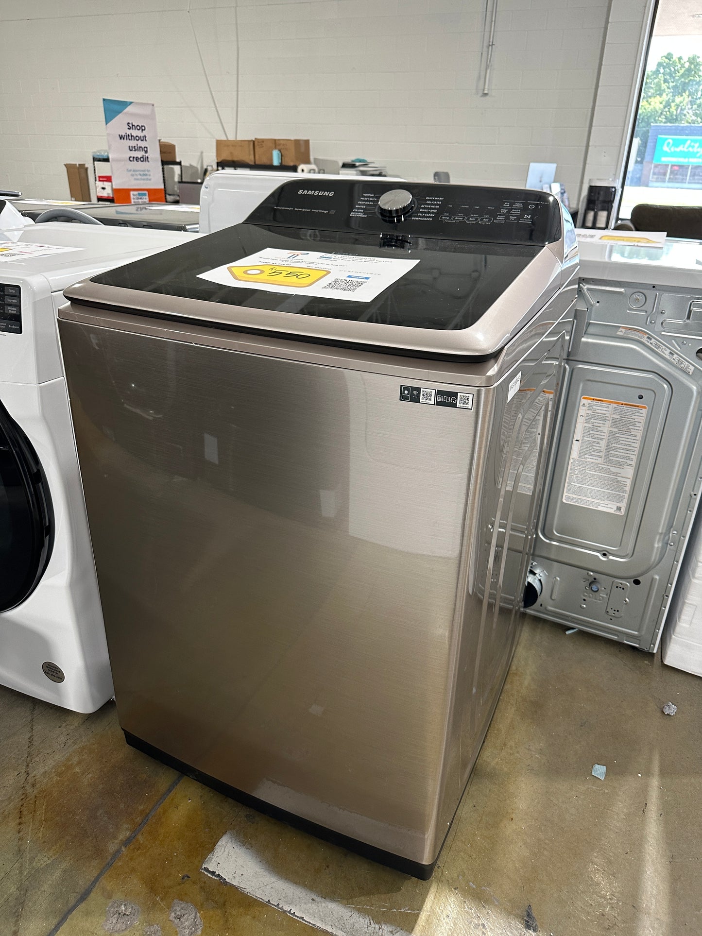 NEW SMART TOP LOAD WASHER WITH SUPER SPEED WASH Model:WA52A5500AC/US WAS11904S
