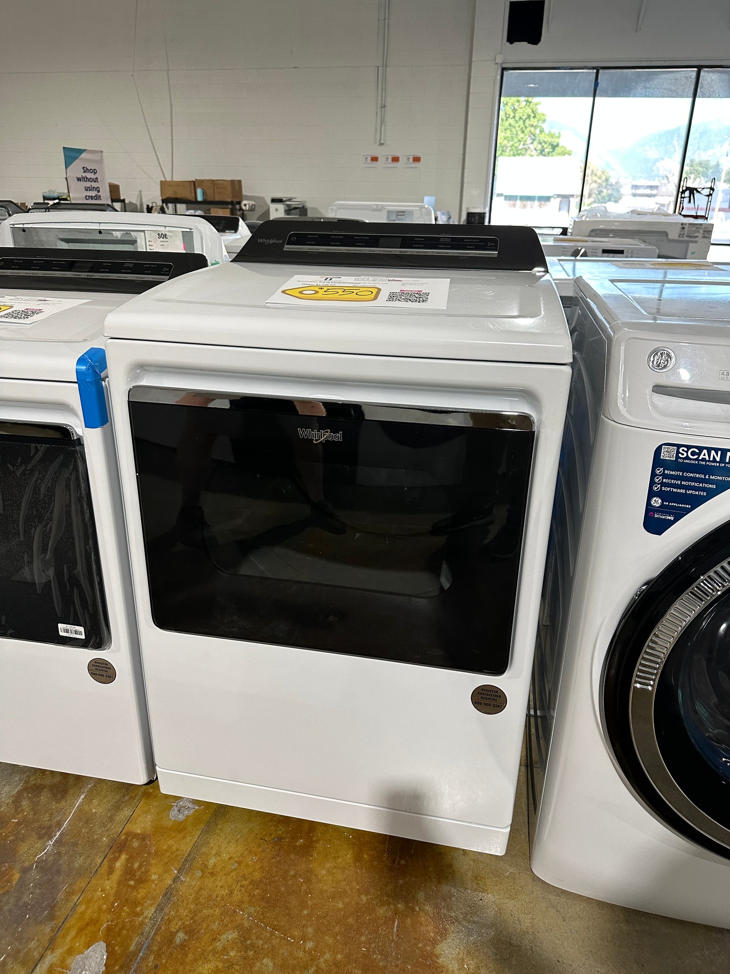 ELECTRIC DRYER WITH ADVANCED MOISTURE SENSING Model:WED8127LW DRY11758S