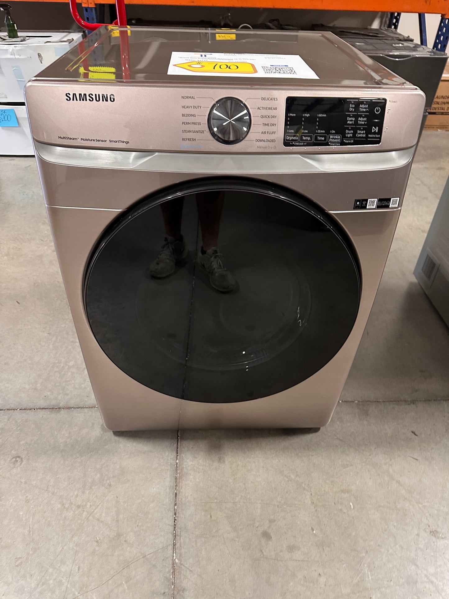 Discounted Price Electric Dryer with Steam Sanitize+ - Champagne Model:DVE45B6300C DRY12293