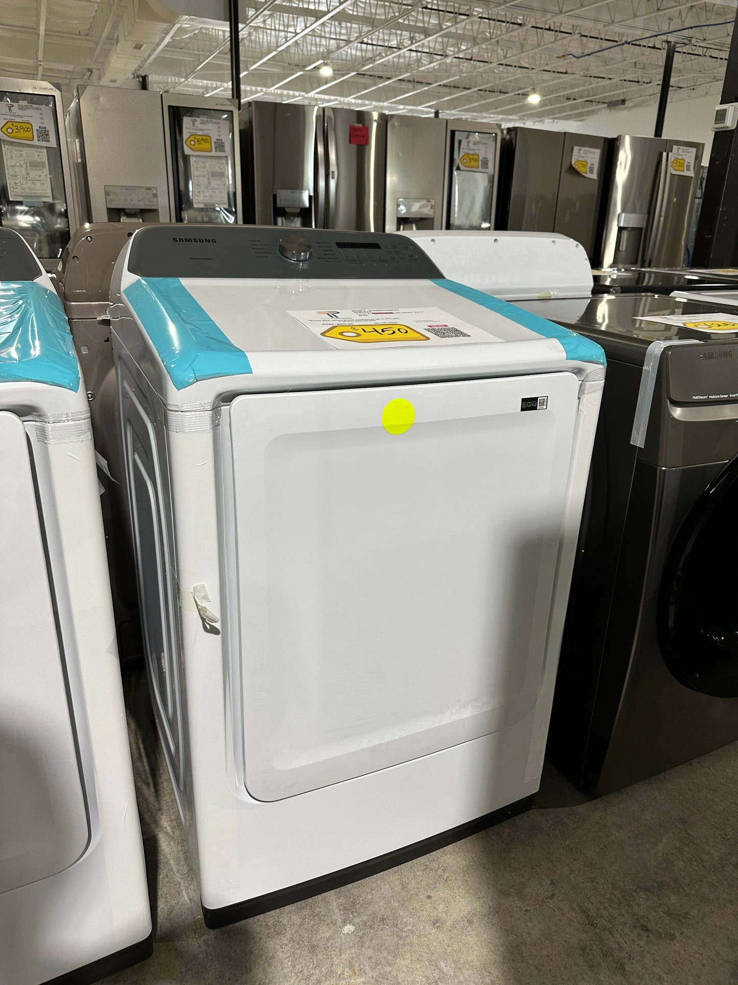 Samsung - 7.4 Cu. Ft. Electric Dryer with 10 Cycles Model:DVE50R5200W/A3 DRY11786S