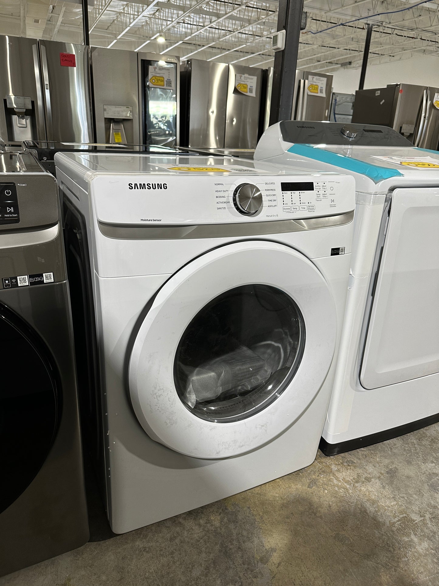 SALE Stackable Gas Dryer with Sensor Dry - White Model:DVG45T6000W DRY11784S