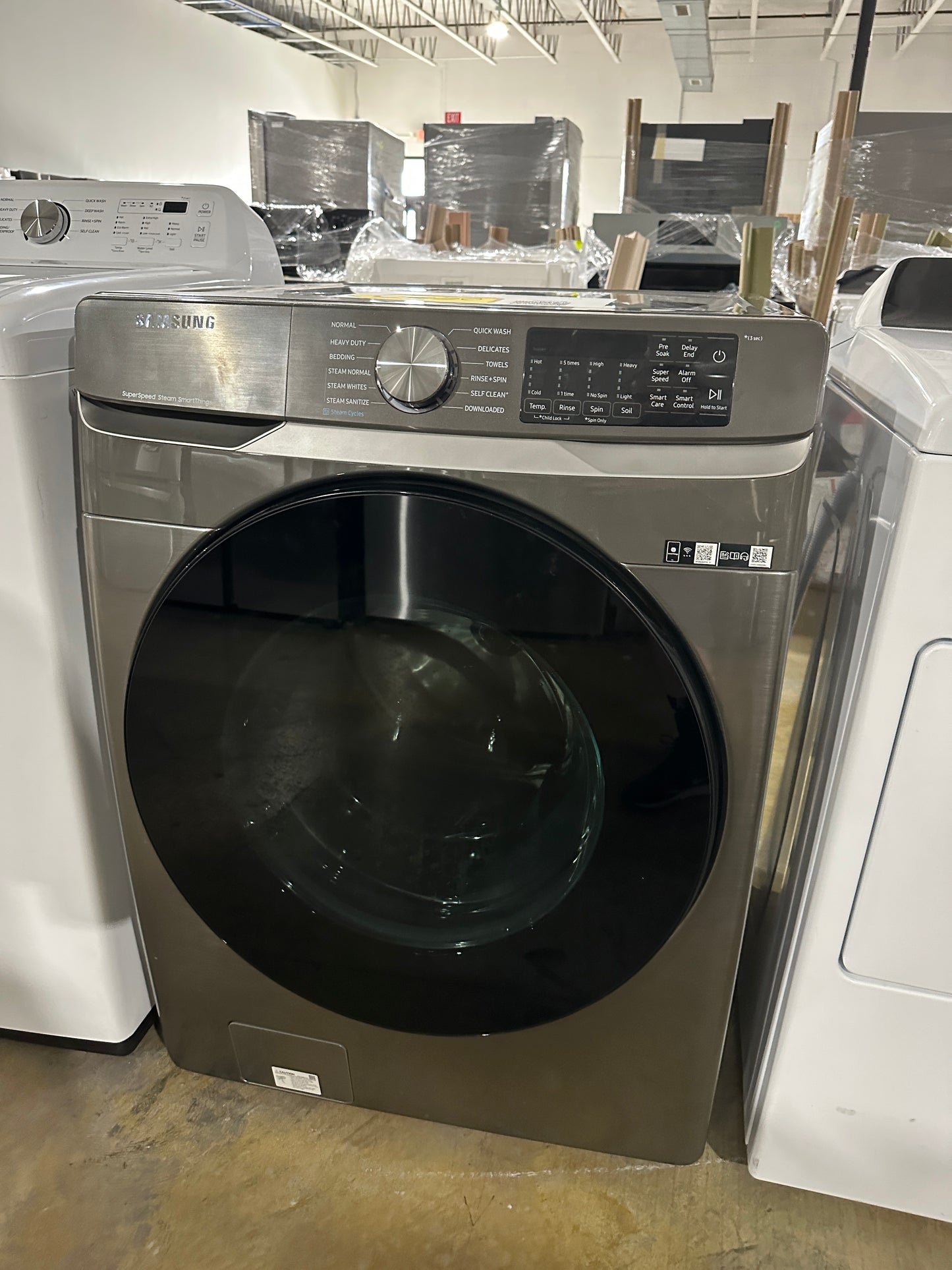 GREAT NEW SAMSUNG SMART FRONT LOAD WASHER Model:WF45B6300AP WAS11933S