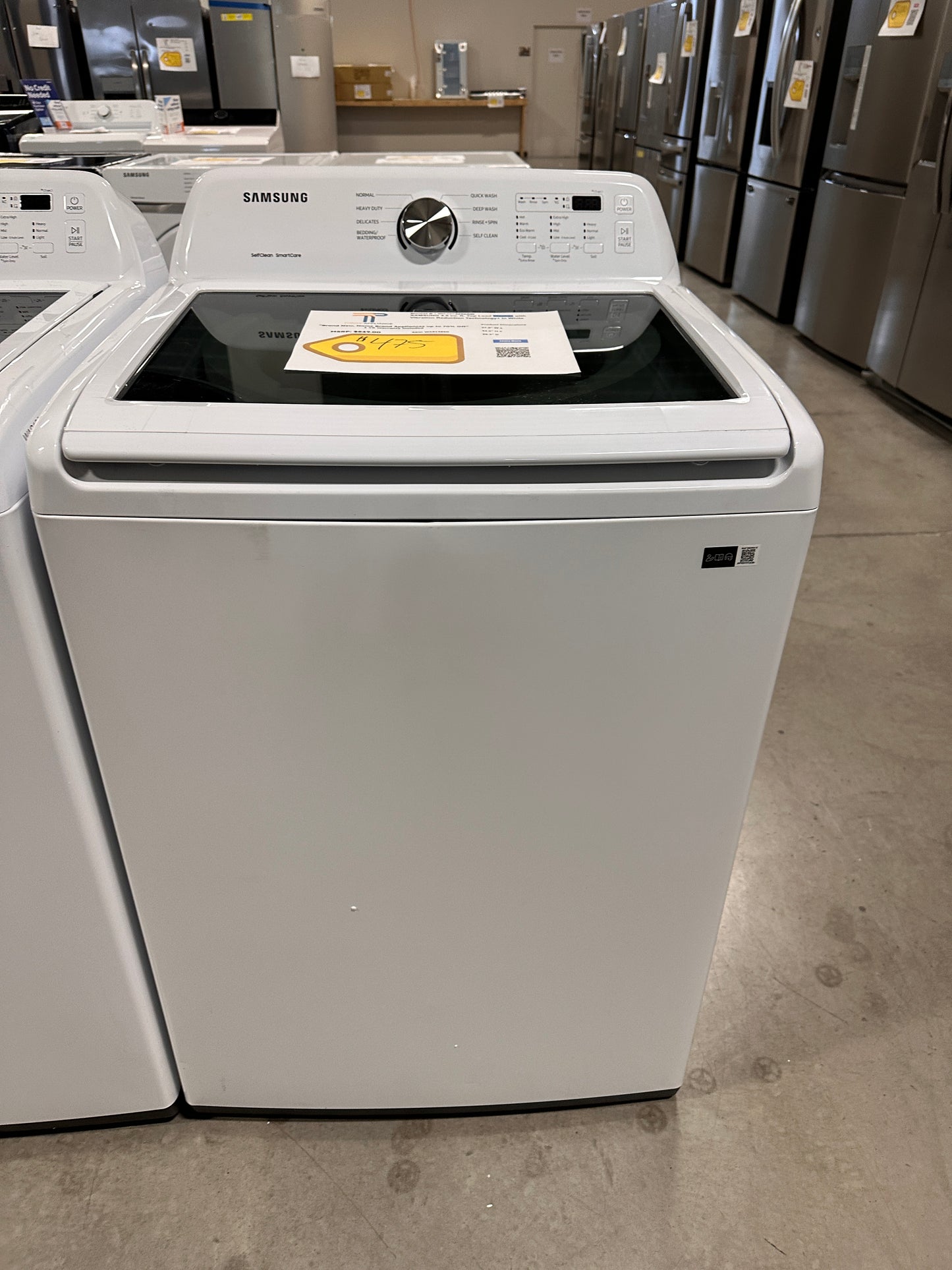 Samsung Top Load Washer with Vibration Reduction Technology+ MODEL: WA45T3200AW WAS13850