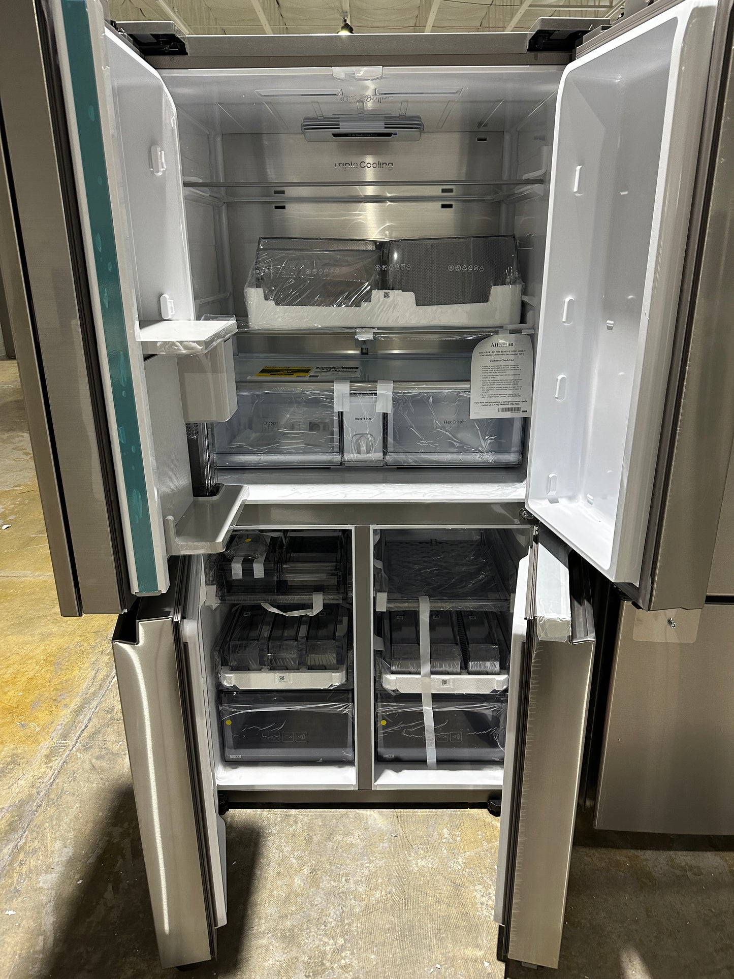 GREAT NEW SAMSUNG SMART REFRIGERATOR MODEL: RF29A9671SR REF12203S