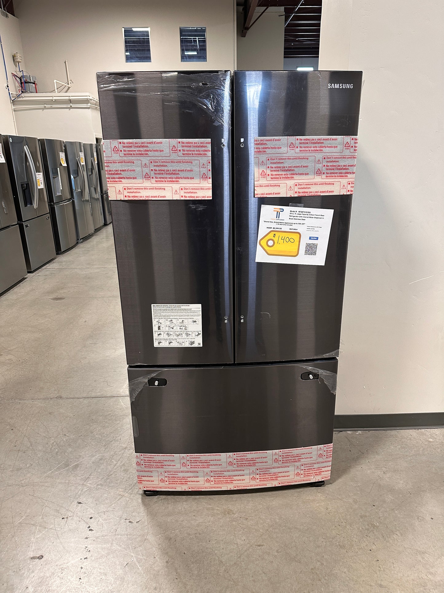 LOW PRICE! Samsung French Door Freestanding Refrigerator MODEL: RF28T5101SG REF13814