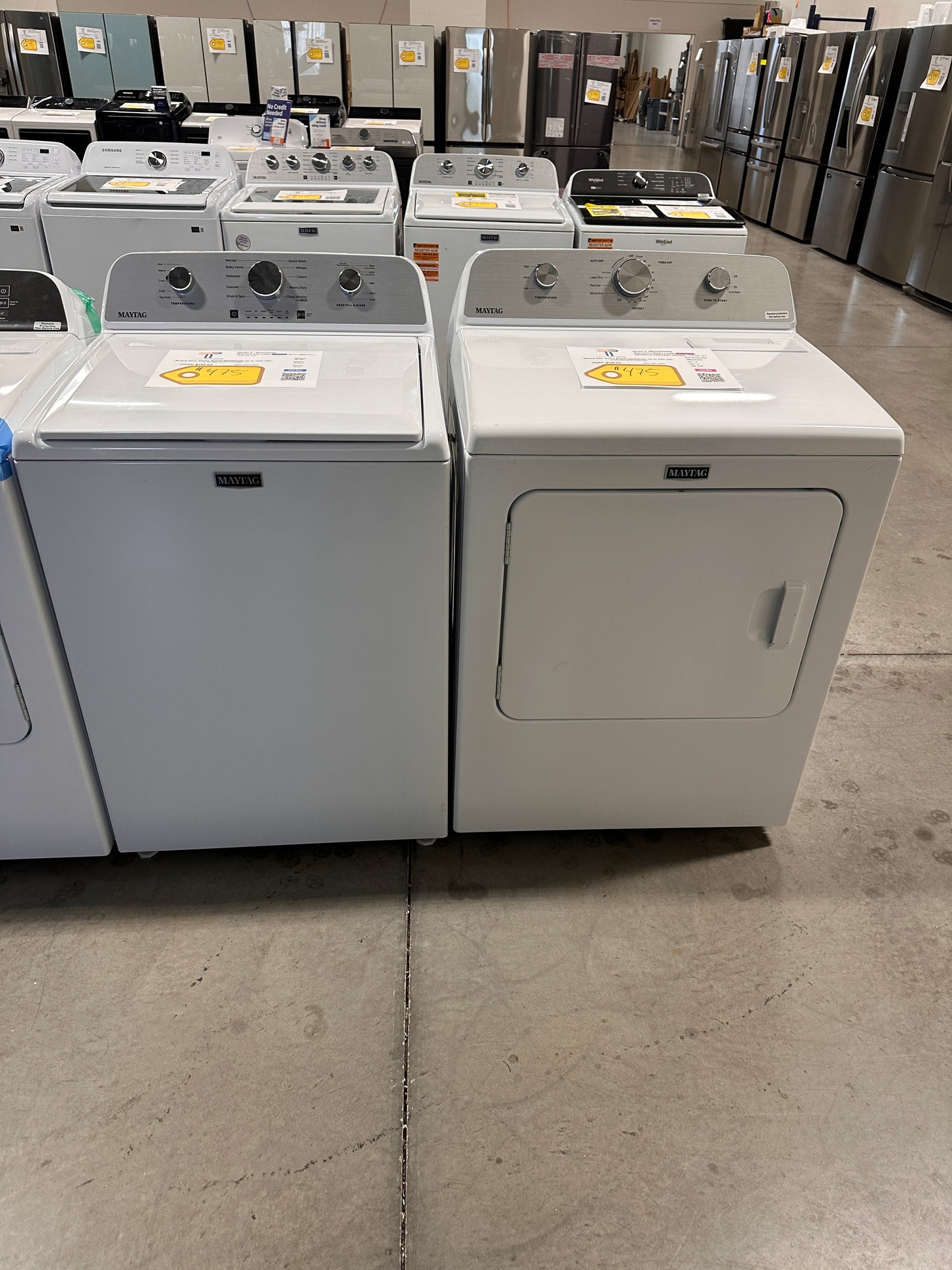 GREAT NEW MAYTAG TOP LOAD WASHER ELECTRIC DRYER LAUNDRY SET WAS13865 DRY12991