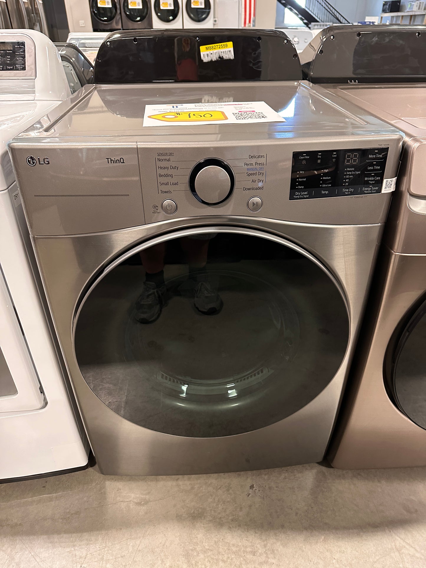 GREAT NEW LG STACKABLE SMART DRYER- DRY12323 DLE3600V