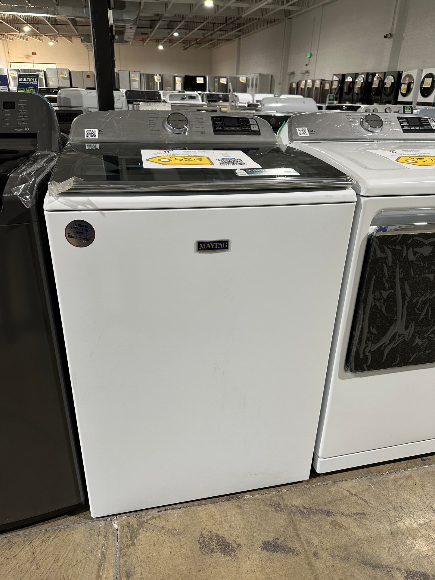 GREAT NEW MAYTAG SMART TOP LOAD WASHER MODEL: MVW7232HW WAS11999S