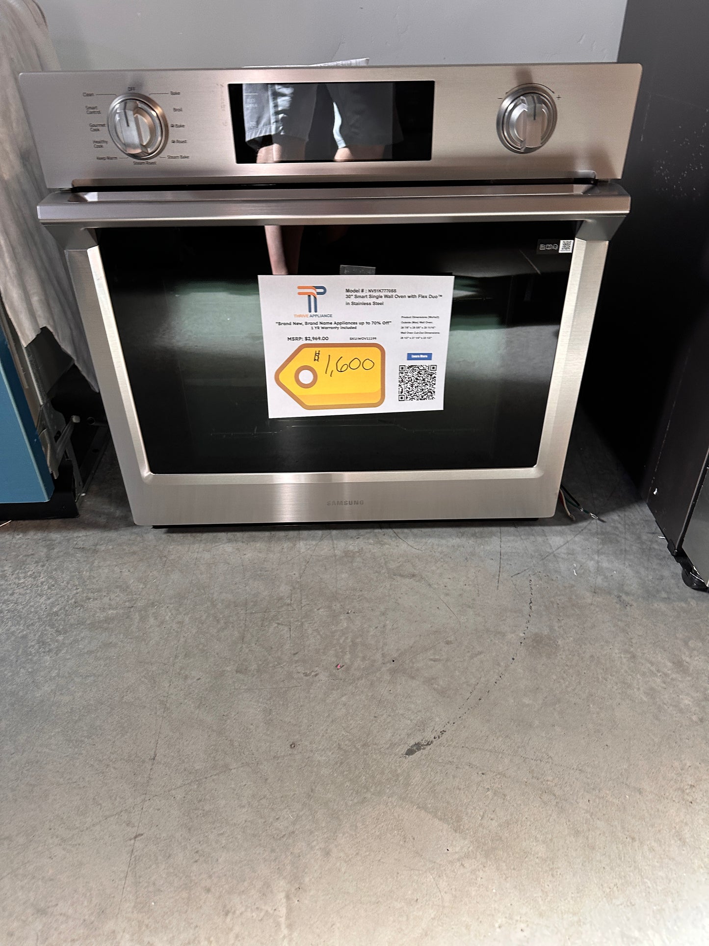 GREAT NEW WALL OVEN WITH FLEX DUO MODEL: NV51K7770SS WOV11199