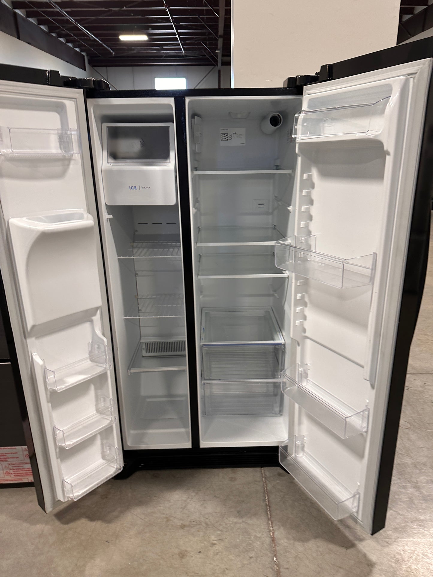NEW! Frigidaire 25.6 Cu. Ft. Standard Depth Side-by-Side Refrigerator MODEL: FRSS2623AB REF13832