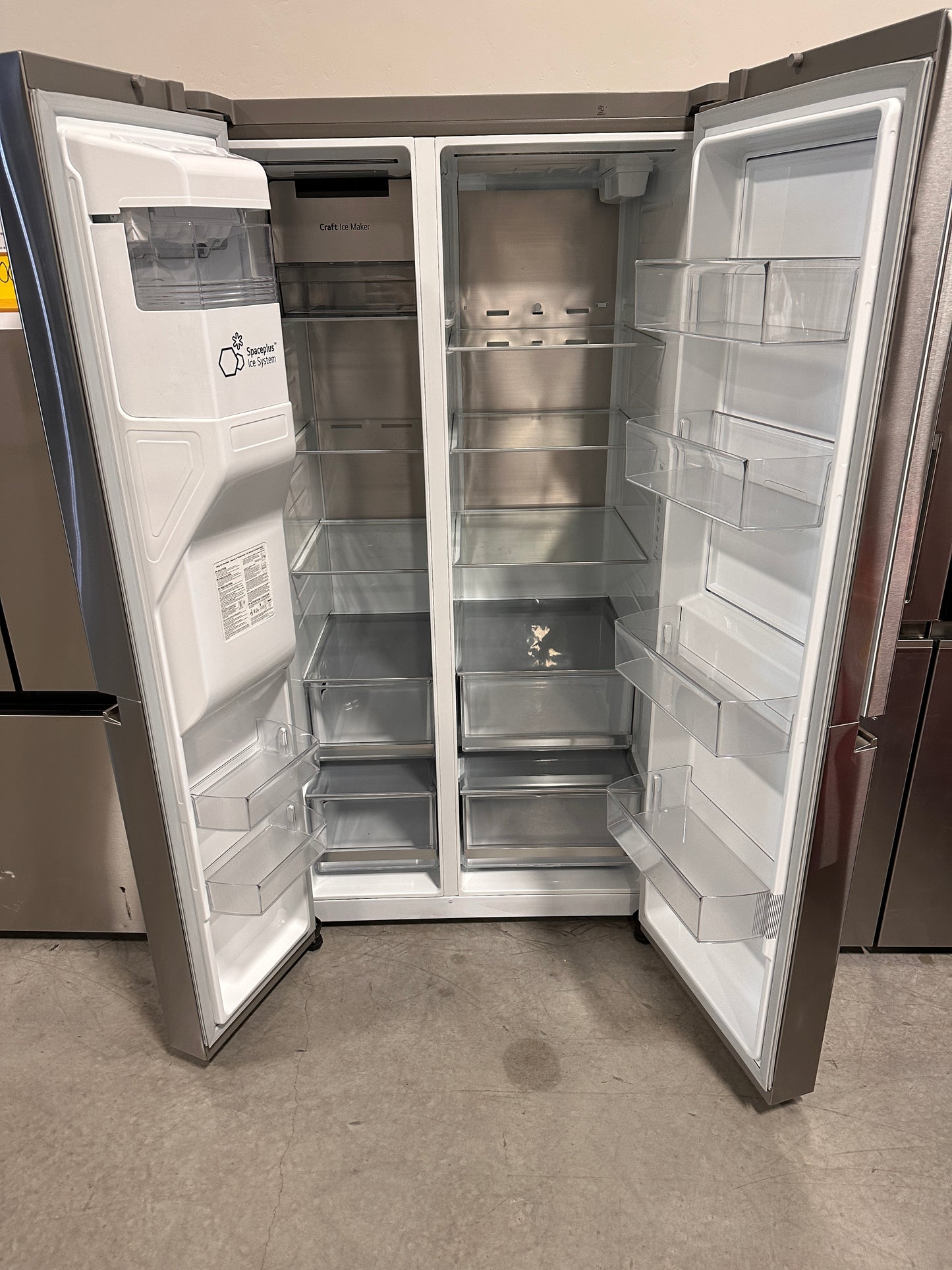 CRAFT ICE MAKING LG SIDE BY SIDE REFRIGERATOR - REF12334 LRSDS2706S